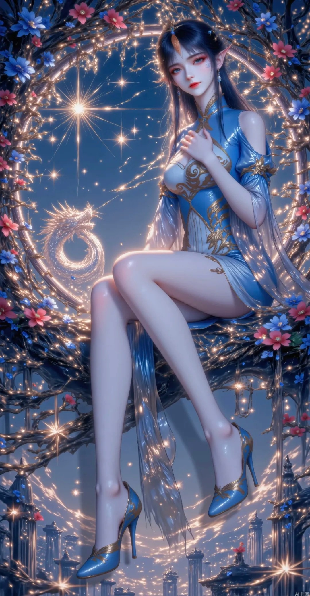 《斗破苍穹》凤清儿高清图片 适配手机壁纸、屏保、锁屏 国漫凤清儿角色形象图_11