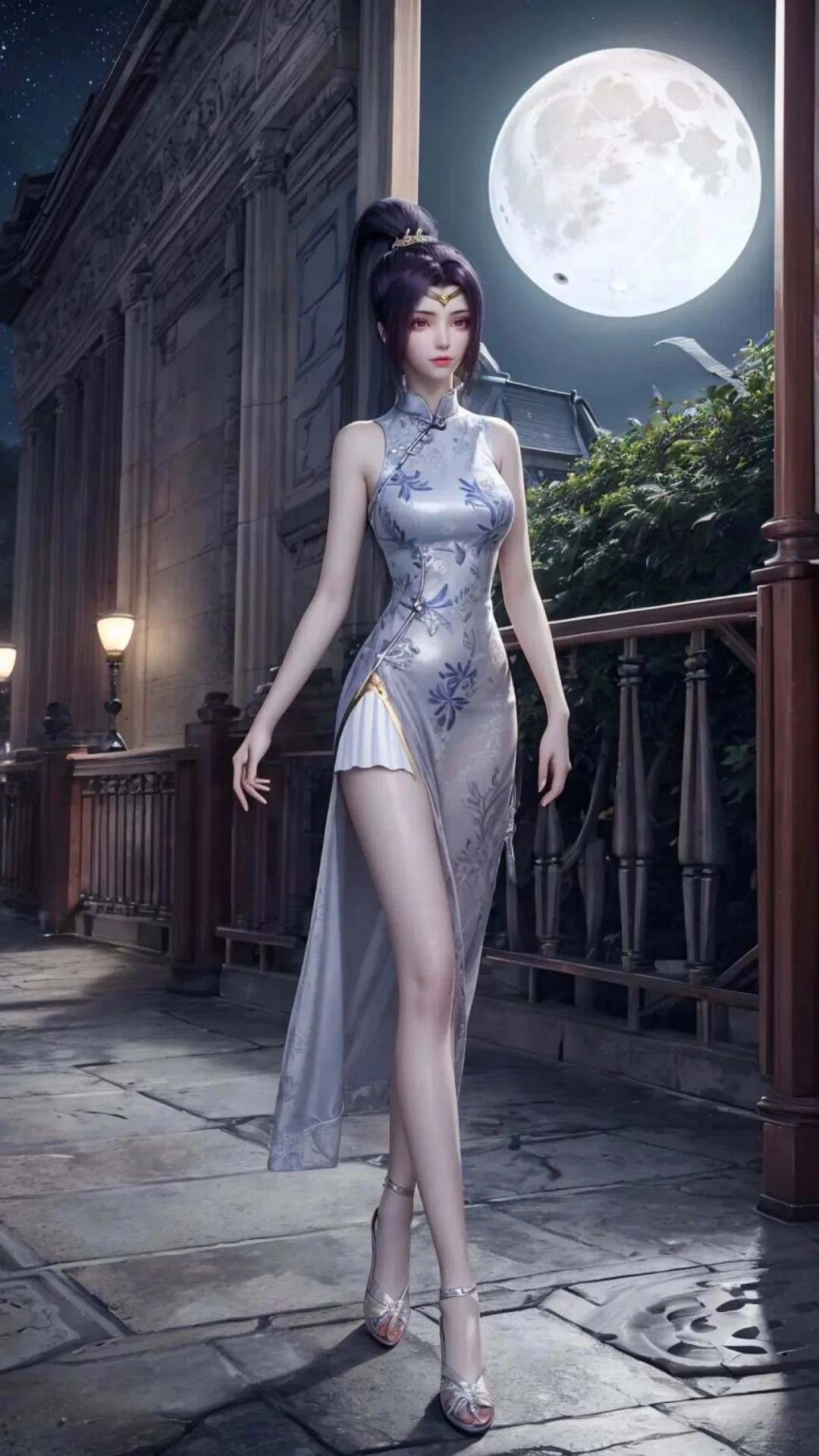 《斗破苍穹》凤清儿高清图片 适配手机壁纸、屏保、锁屏 国漫凤清儿角色形象图_07