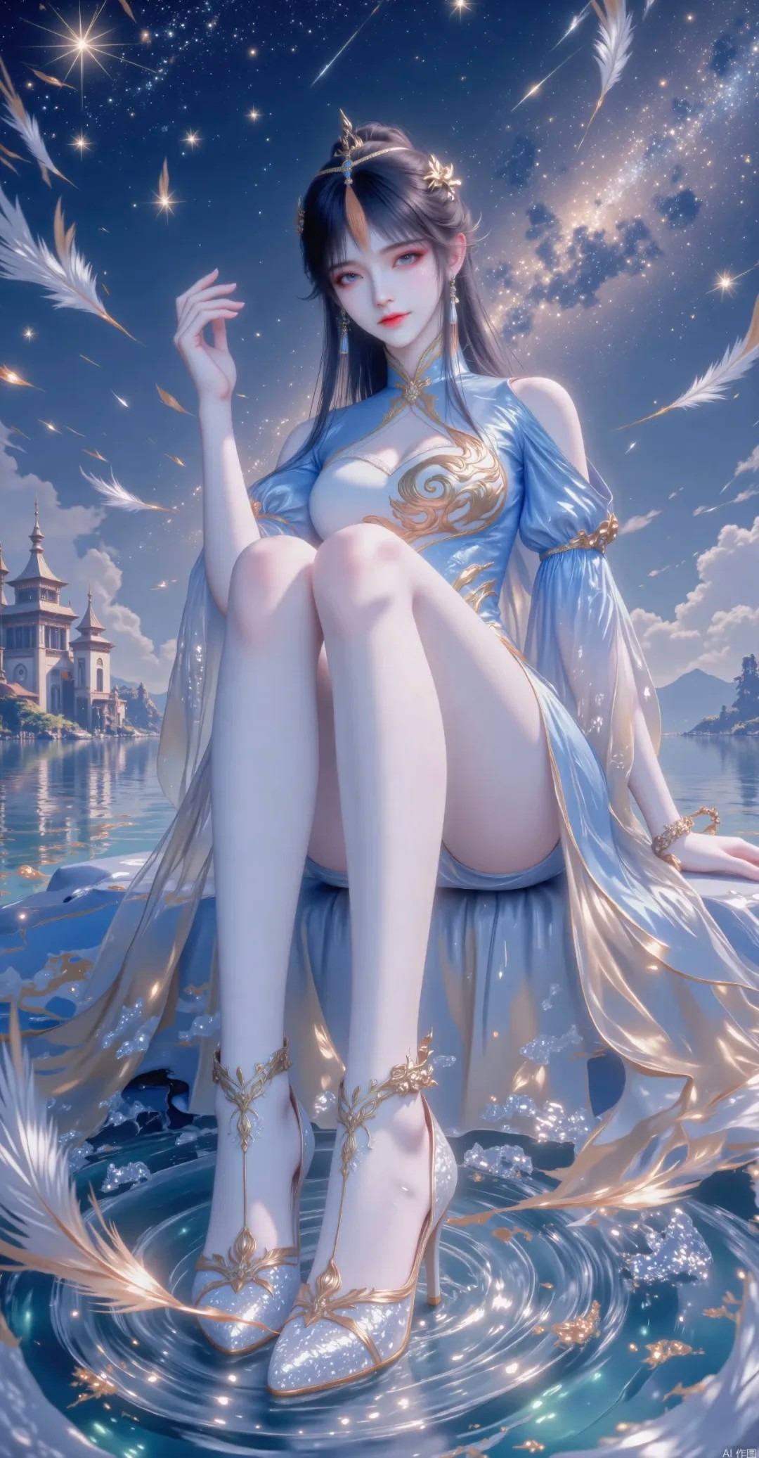 《斗破苍穹》凤清儿高清图片 适配手机壁纸、屏保、锁屏 国漫凤清儿角色形象图_04