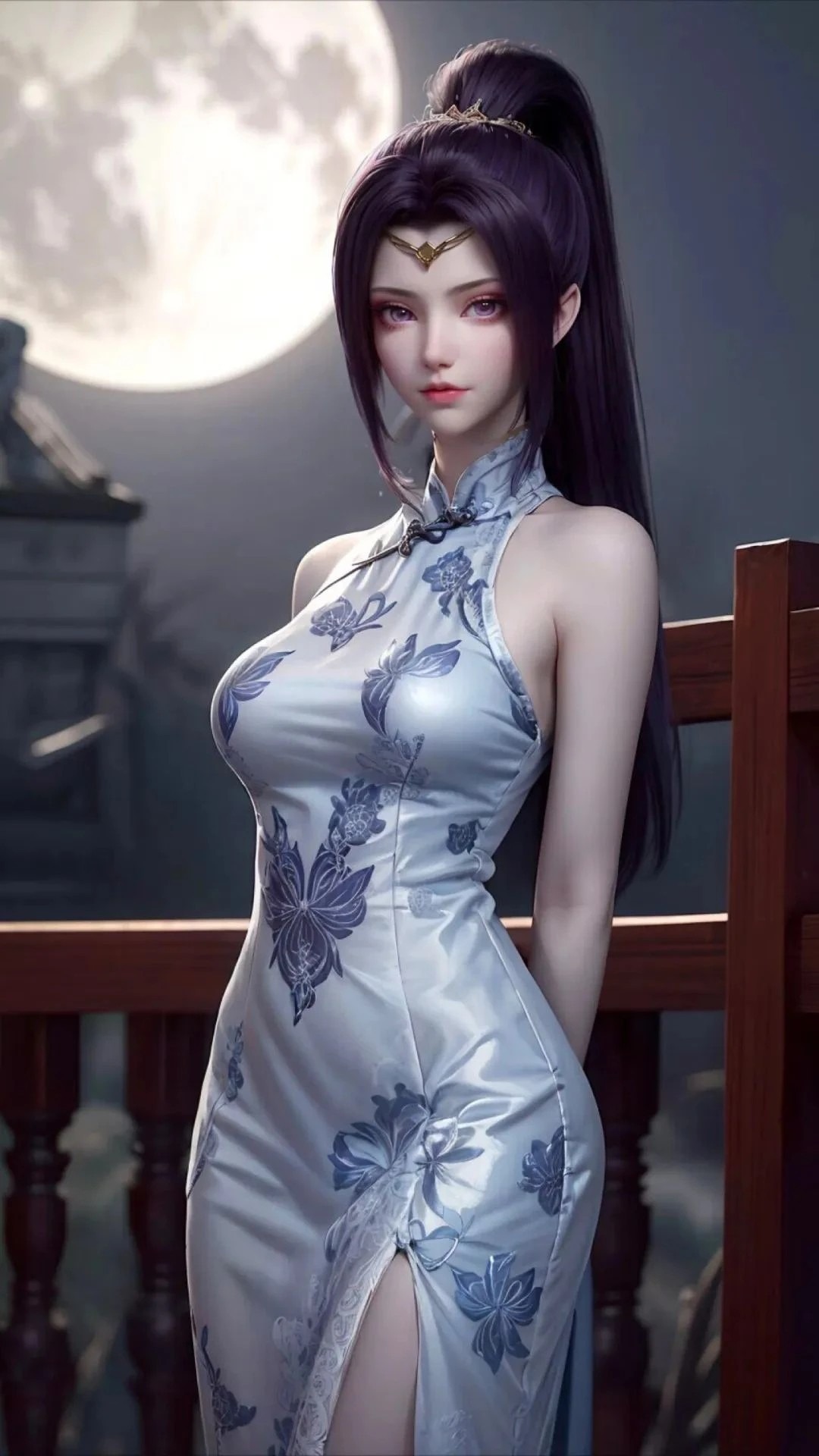 《斗破苍穹》凤清儿高清图片 适配手机壁纸、屏保、锁屏 国漫凤清儿角色形象图_01