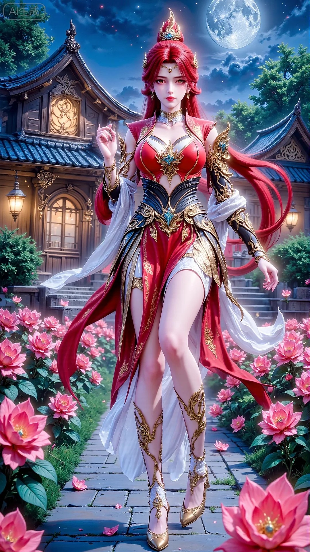 《斗破苍穹》唐火儿高清图片 适配手机壁纸、屏保、锁屏 国漫唐火儿角色形象图_10