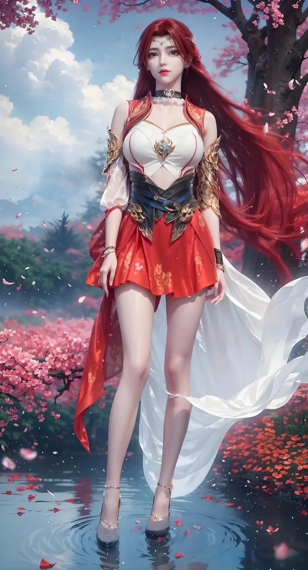 《斗破苍穹》唐火儿高清图片 适配手机壁纸、屏保、锁屏 国漫唐火儿角色形象图_08