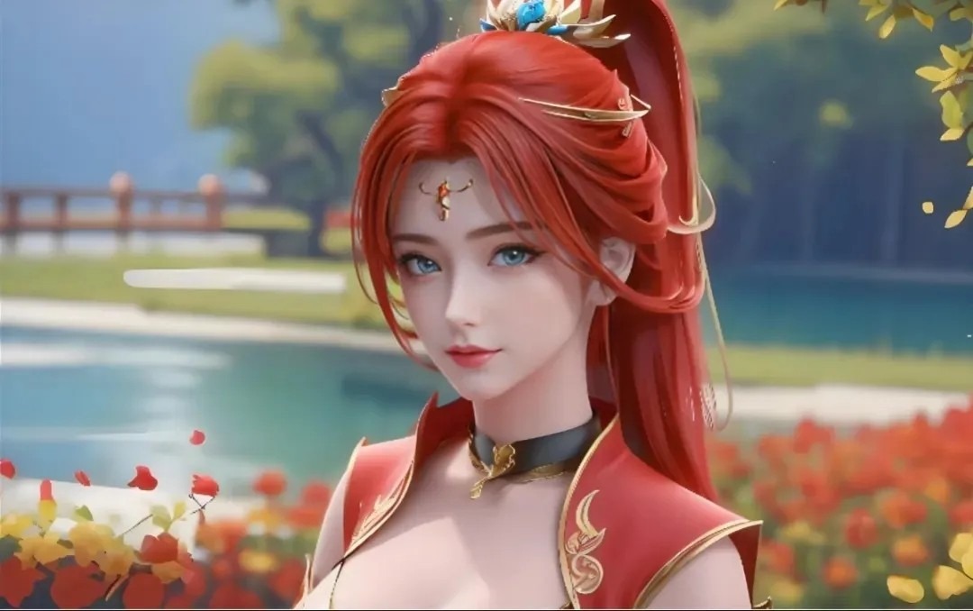 《斗破苍穹》唐火儿高清图片 适配手机壁纸、屏保、锁屏 国漫唐火儿角色形象图_07