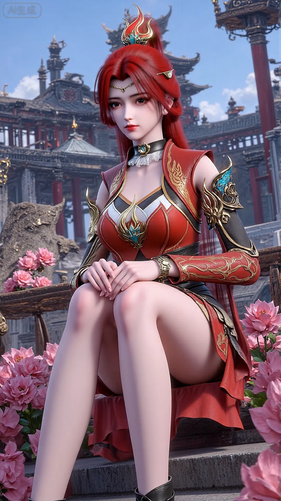 《斗破苍穹》唐火儿高清图片 适配手机壁纸、屏保、锁屏 国漫唐火儿角色形象图_01