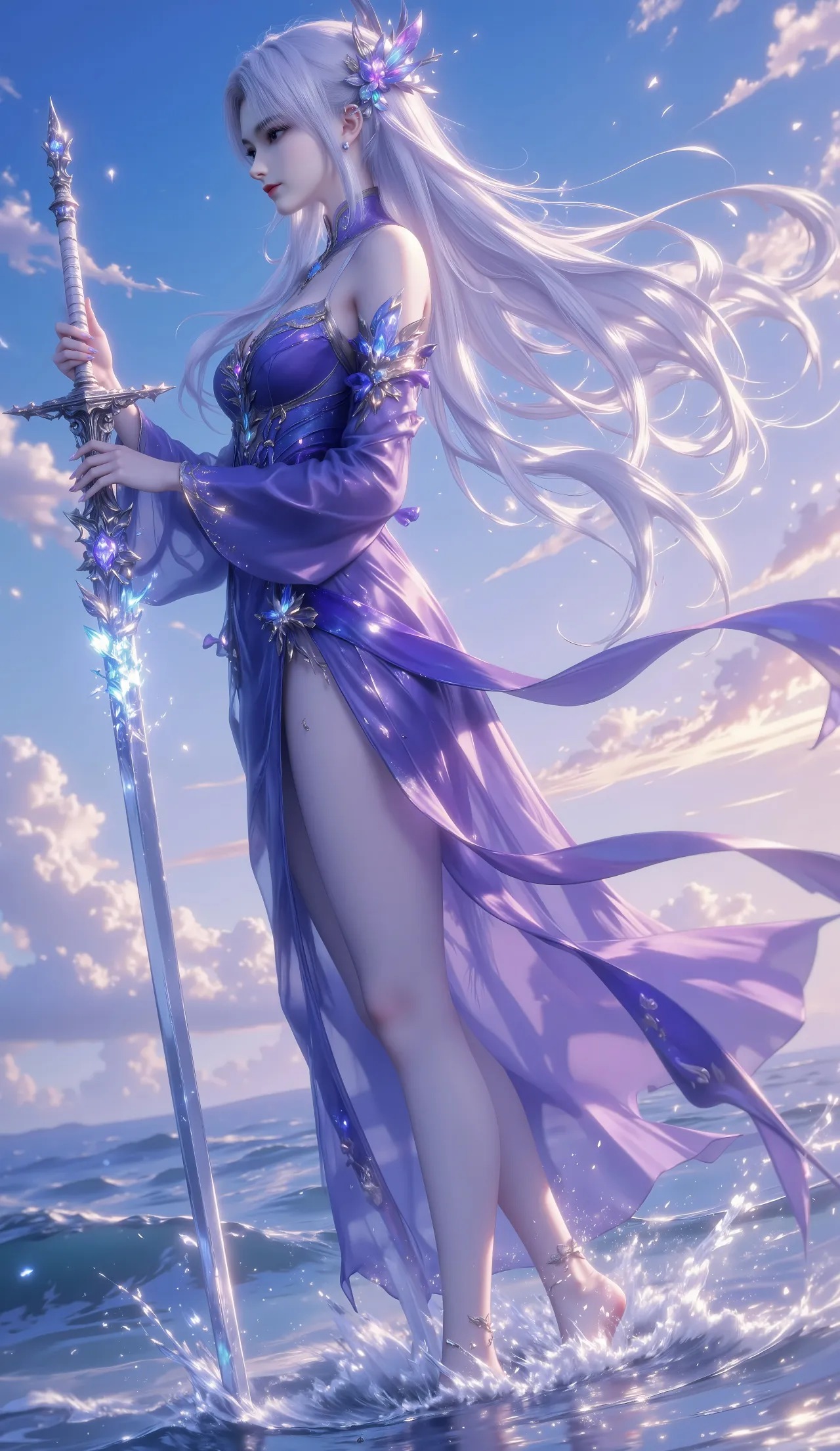 《斗破苍穹》小医仙高清图片 适配手机壁纸、屏保、锁屏 国漫小医仙角色形象图_113