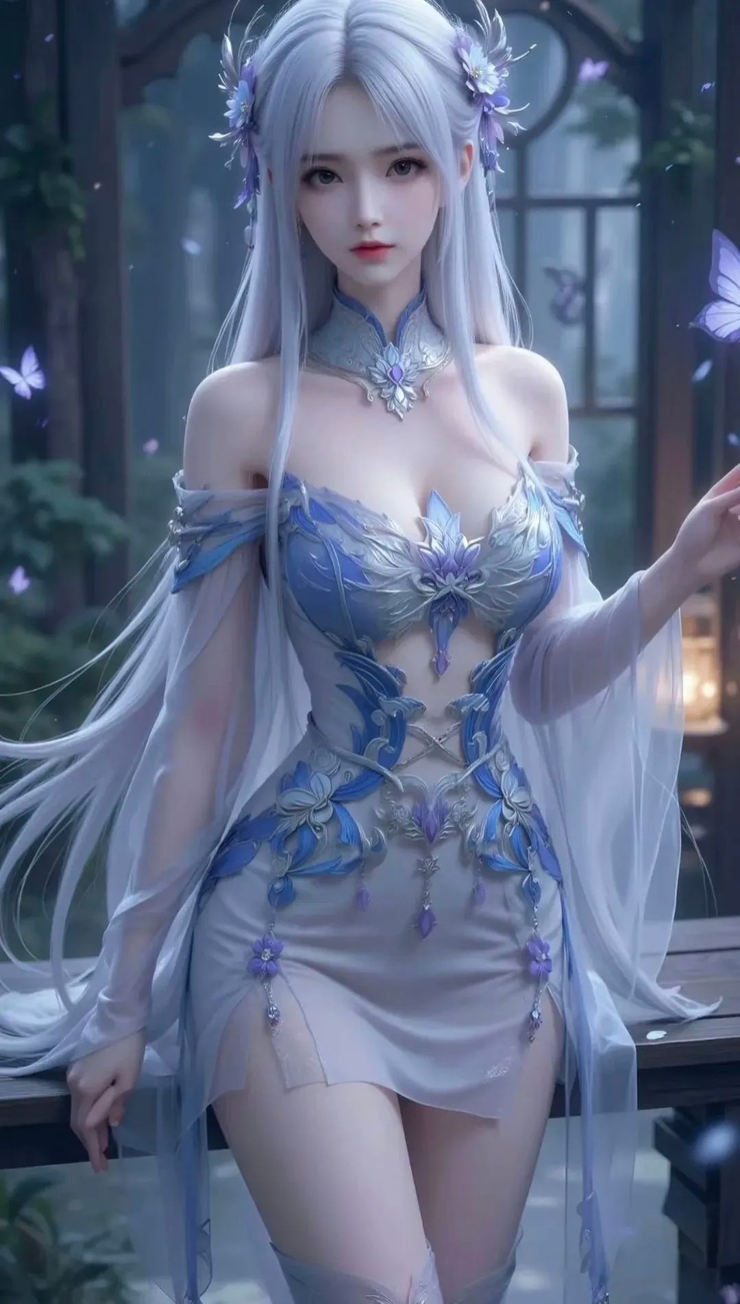 《斗破苍穹》小医仙高清图片 适配手机壁纸、屏保、锁屏 国漫小医仙角色形象图_112