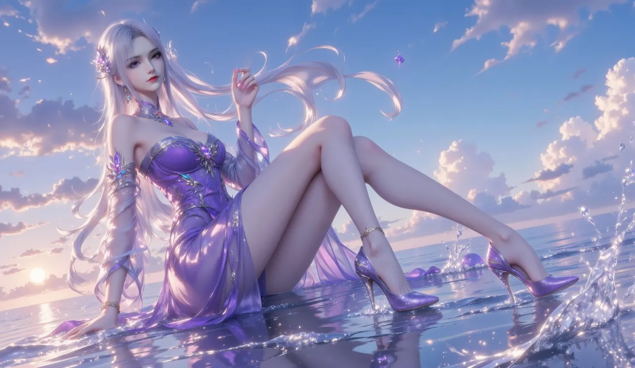 《斗破苍穹》小医仙高清图片 适配手机壁纸、屏保、锁屏 国漫小医仙角色形象图_110