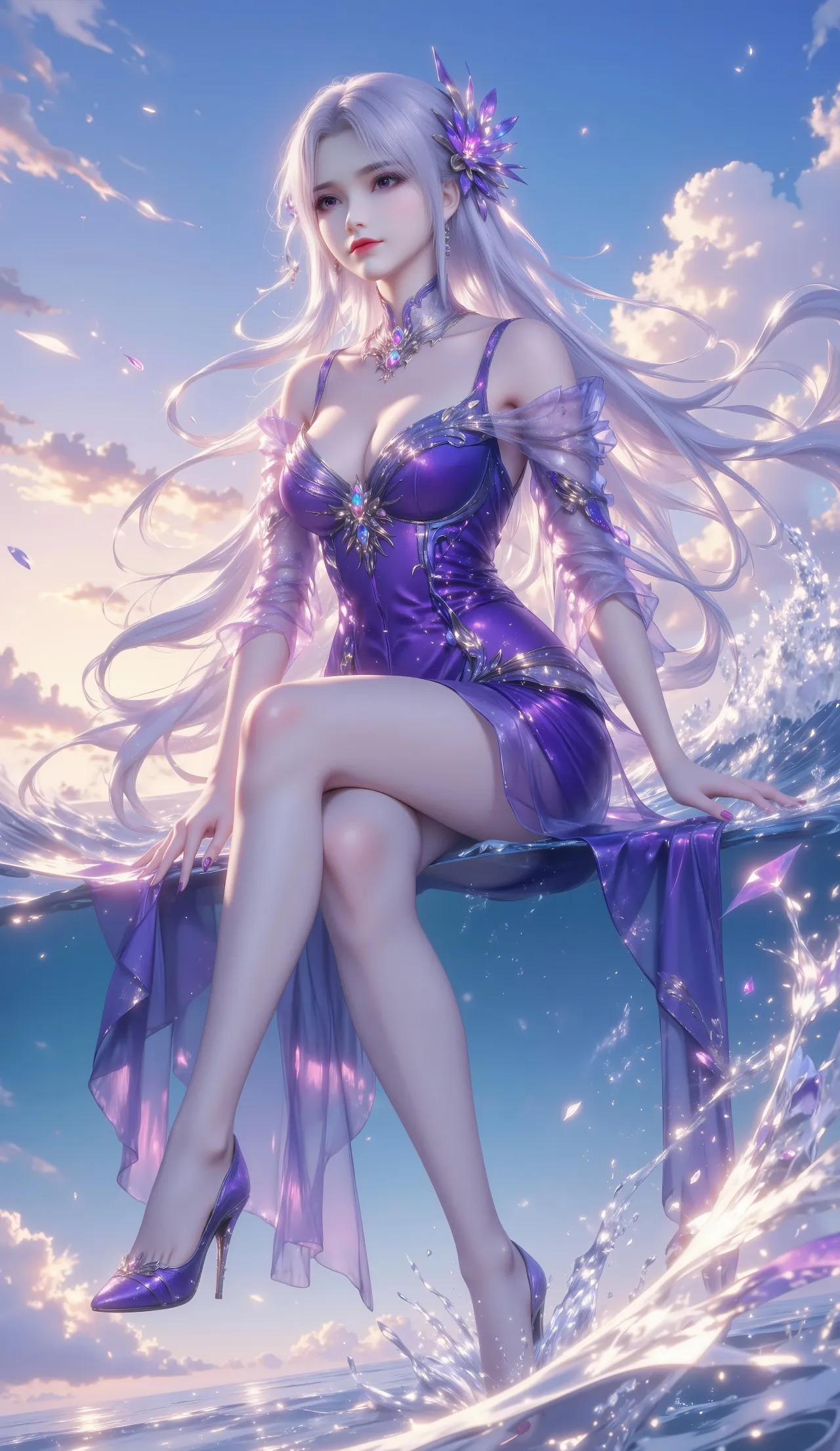 《斗破苍穹》小医仙高清图片 适配手机壁纸、屏保、锁屏 国漫小医仙角色形象图_108