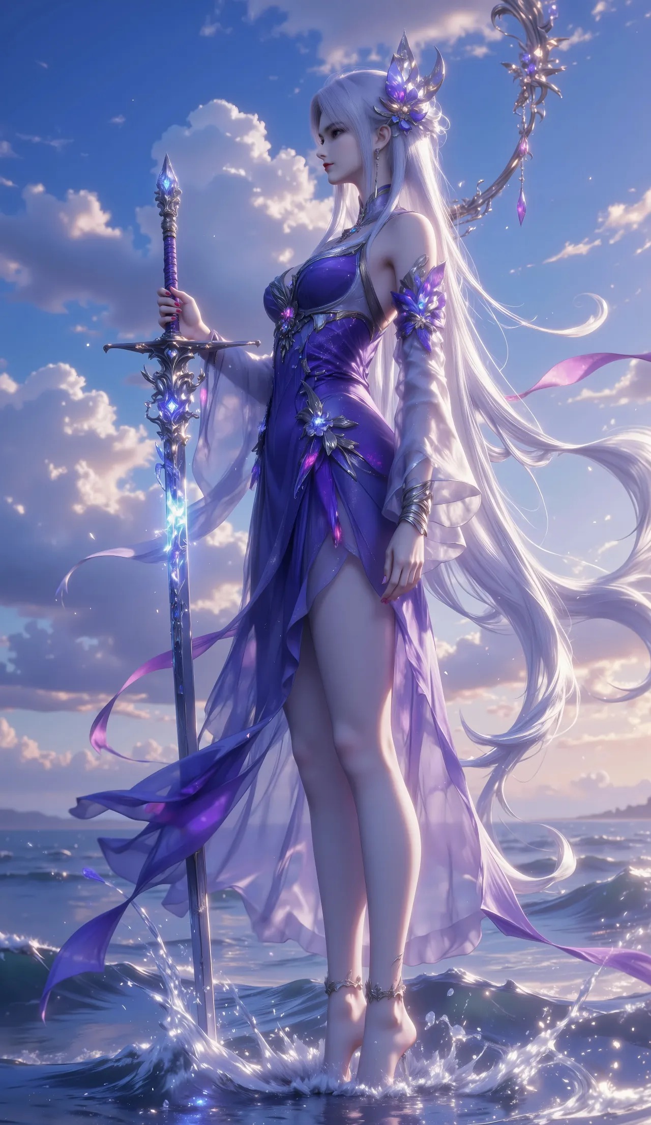 《斗破苍穹》小医仙高清图片 适配手机壁纸、屏保、锁屏 国漫小医仙角色形象图_102