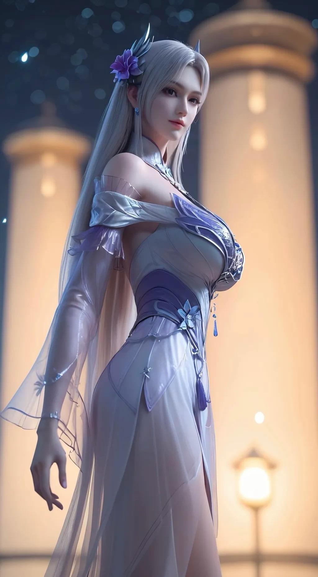 《斗破苍穹》小医仙高清图片 适配手机壁纸、屏保、锁屏 国漫小医仙角色形象图_96