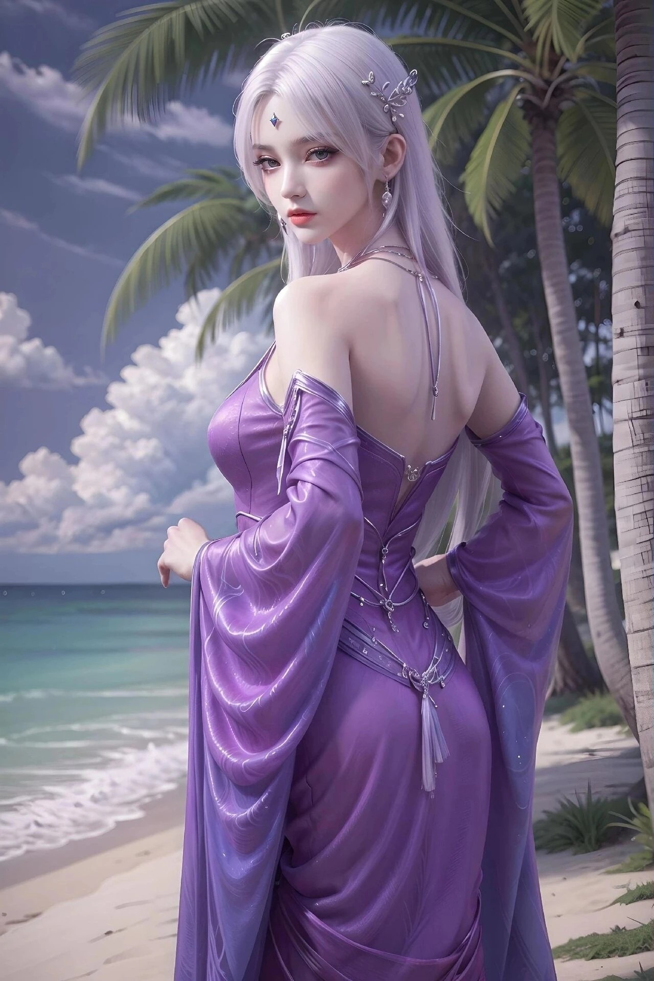 《斗破苍穹》小医仙高清图片 适配手机壁纸、屏保、锁屏 国漫小医仙角色形象图_95