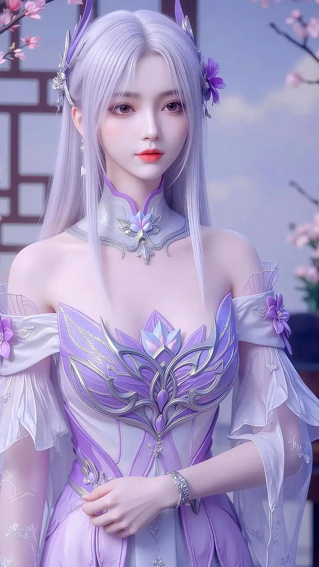 《斗破苍穹》小医仙高清图片 适配手机壁纸、屏保、锁屏 国漫小医仙角色形象图_91