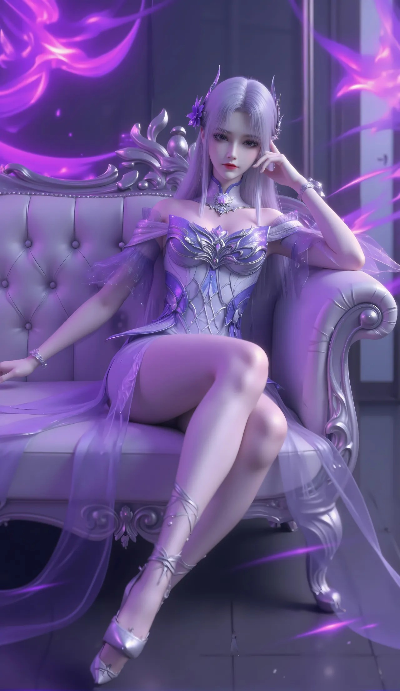 《斗破苍穹》小医仙高清图片 适配手机壁纸、屏保、锁屏 国漫小医仙角色形象图_90