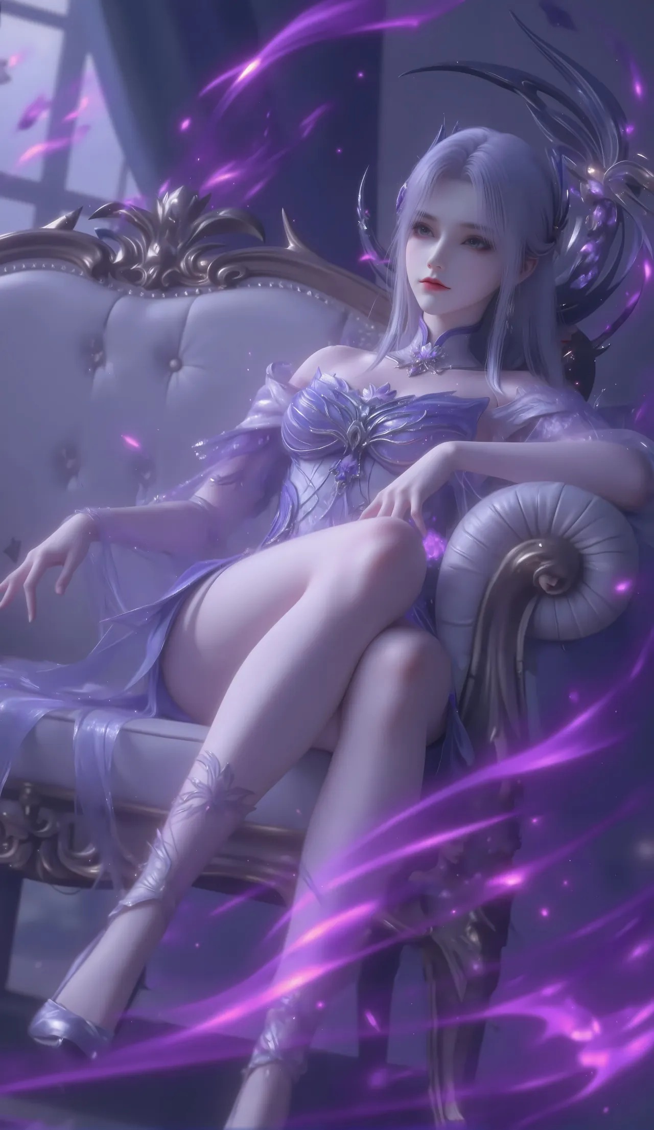 《斗破苍穹》小医仙高清图片 适配手机壁纸、屏保、锁屏 国漫小医仙角色形象图_87