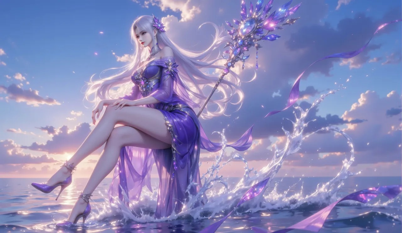 《斗破苍穹》小医仙高清图片 适配手机壁纸、屏保、锁屏 国漫小医仙角色形象图_86