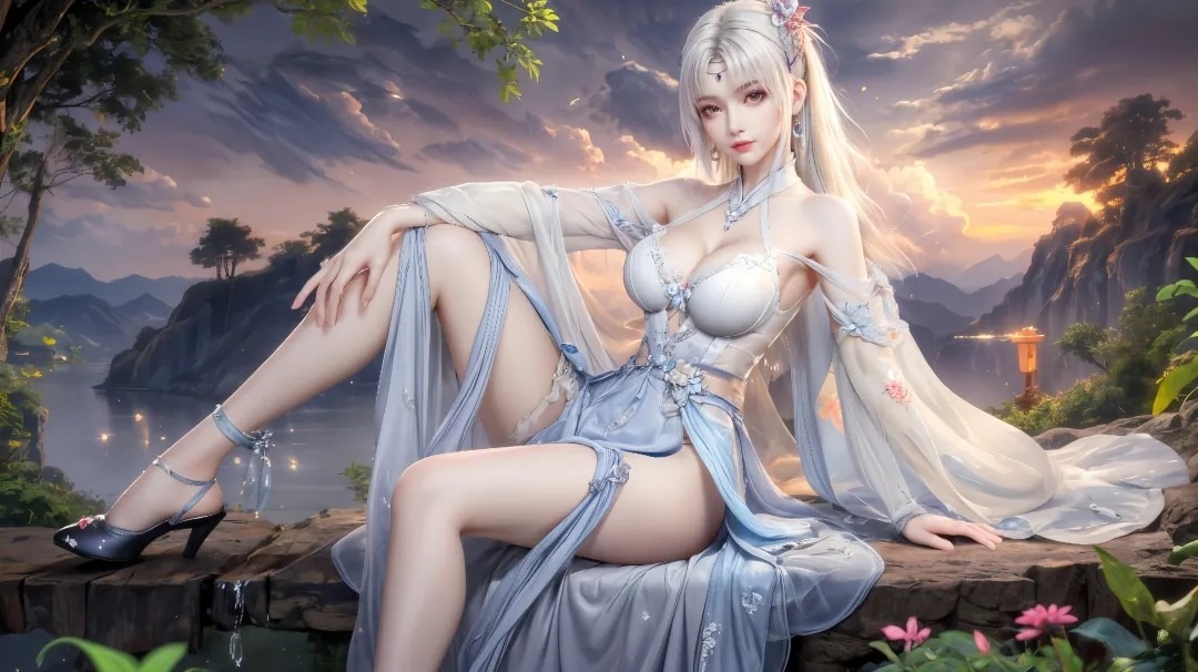 《斗破苍穹》小医仙高清图片 适配手机壁纸、屏保、锁屏 国漫小医仙角色形象图_85