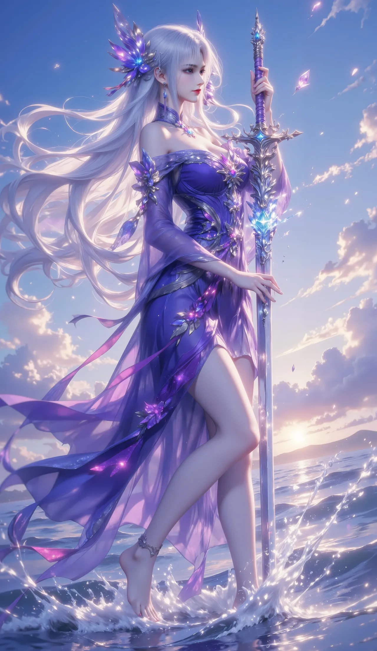 《斗破苍穹》小医仙高清图片 适配手机壁纸、屏保、锁屏 国漫小医仙角色形象图_84