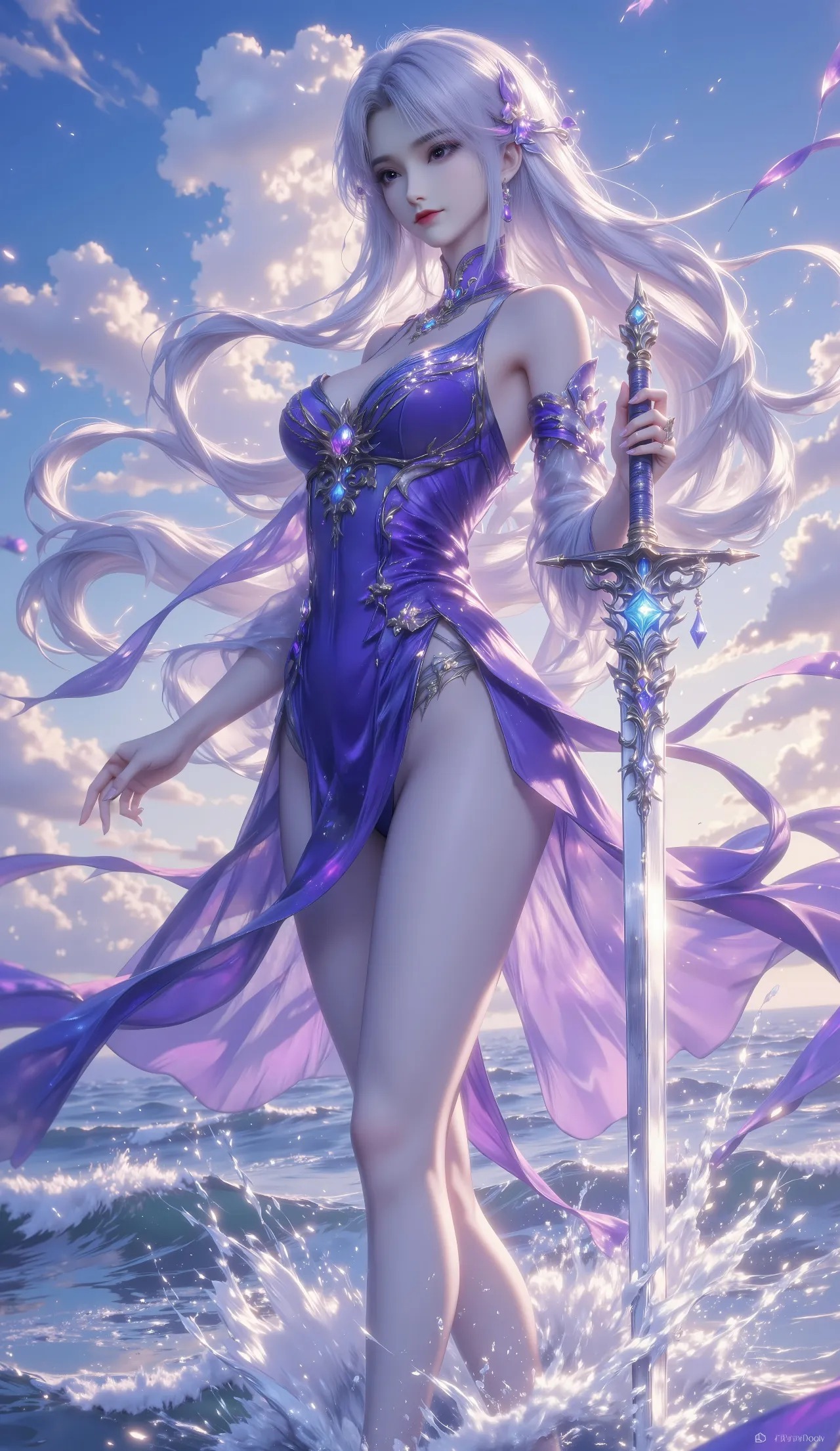 《斗破苍穹》小医仙高清图片 适配手机壁纸、屏保、锁屏 国漫小医仙角色形象图_83