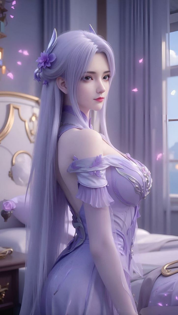 《斗破苍穹》小医仙高清图片 适配手机壁纸、屏保、锁屏 国漫小医仙角色形象图_82