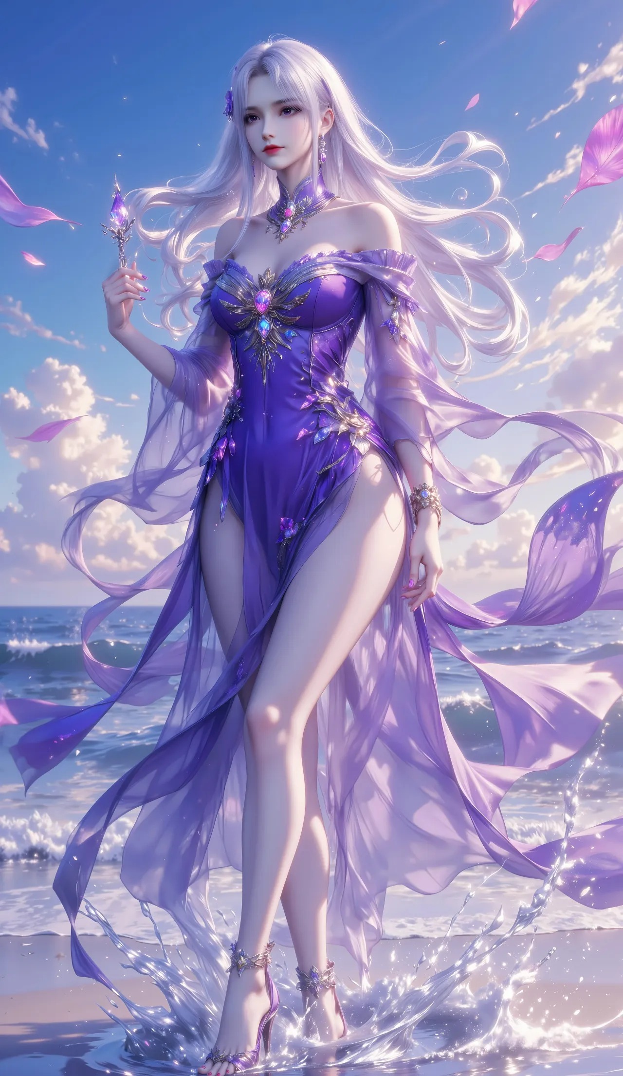 《斗破苍穹》小医仙高清图片 适配手机壁纸、屏保、锁屏 国漫小医仙角色形象图_77