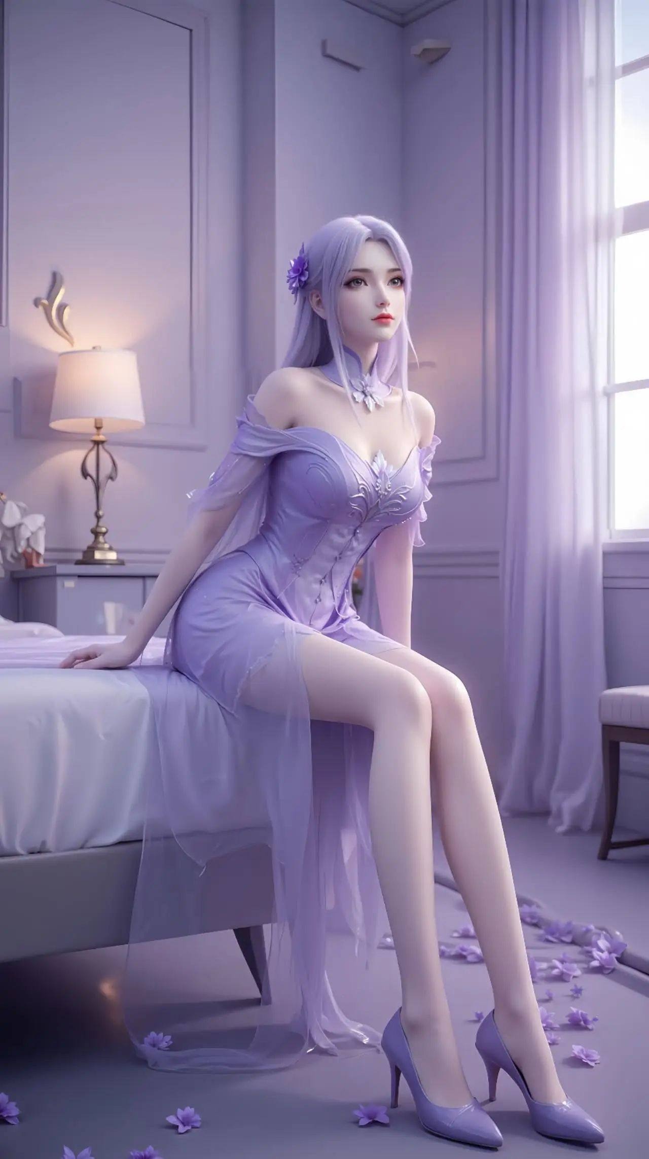 《斗破苍穹》小医仙高清图片 适配手机壁纸、屏保、锁屏 国漫小医仙角色形象图_68