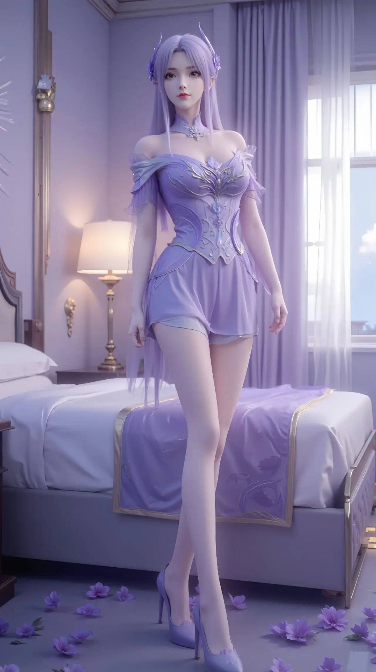 《斗破苍穹》小医仙高清图片 适配手机壁纸、屏保、锁屏 国漫小医仙角色形象图_67