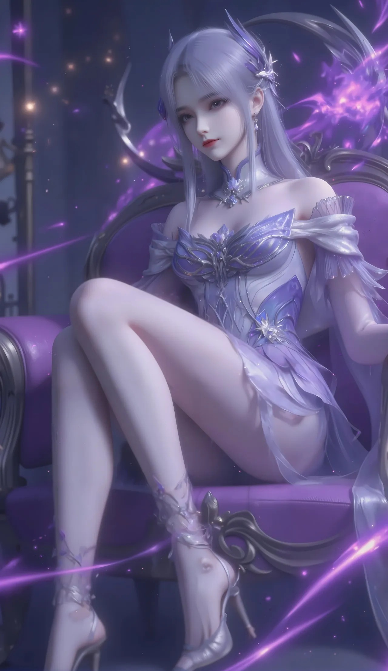 《斗破苍穹》小医仙高清图片 适配手机壁纸、屏保、锁屏 国漫小医仙角色形象图_65