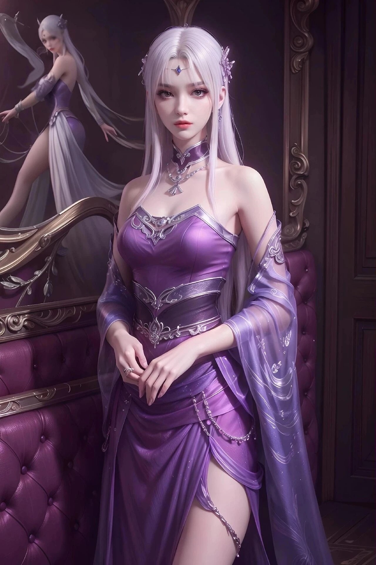 《斗破苍穹》小医仙高清图片 适配手机壁纸、屏保、锁屏 国漫小医仙角色形象图_64