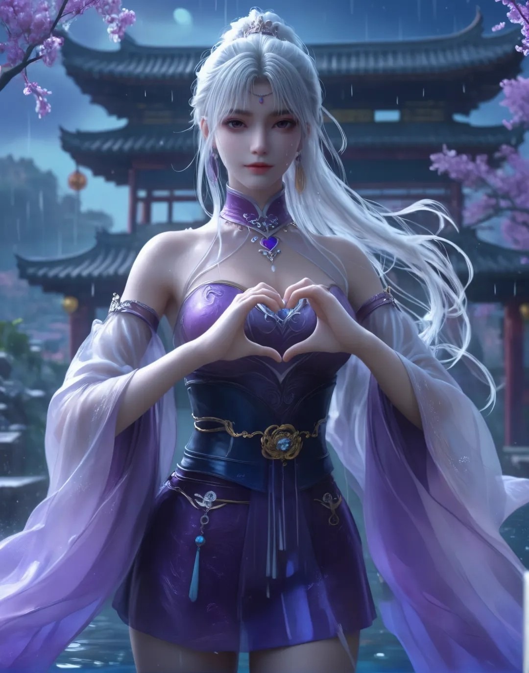 《斗破苍穹》小医仙高清图片 适配手机壁纸、屏保、锁屏 国漫小医仙角色形象图_63