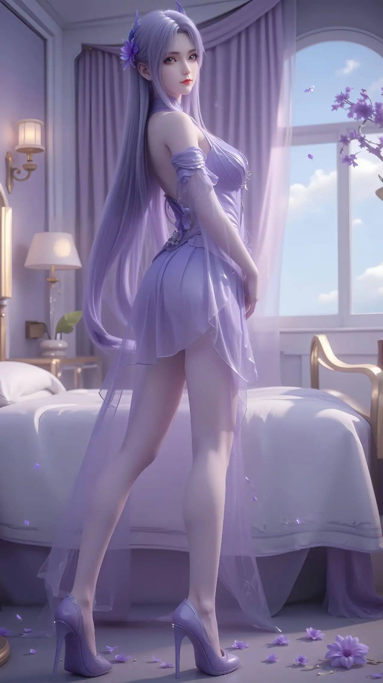 《斗破苍穹》小医仙高清图片 适配手机壁纸、屏保、锁屏 国漫小医仙角色形象图_62