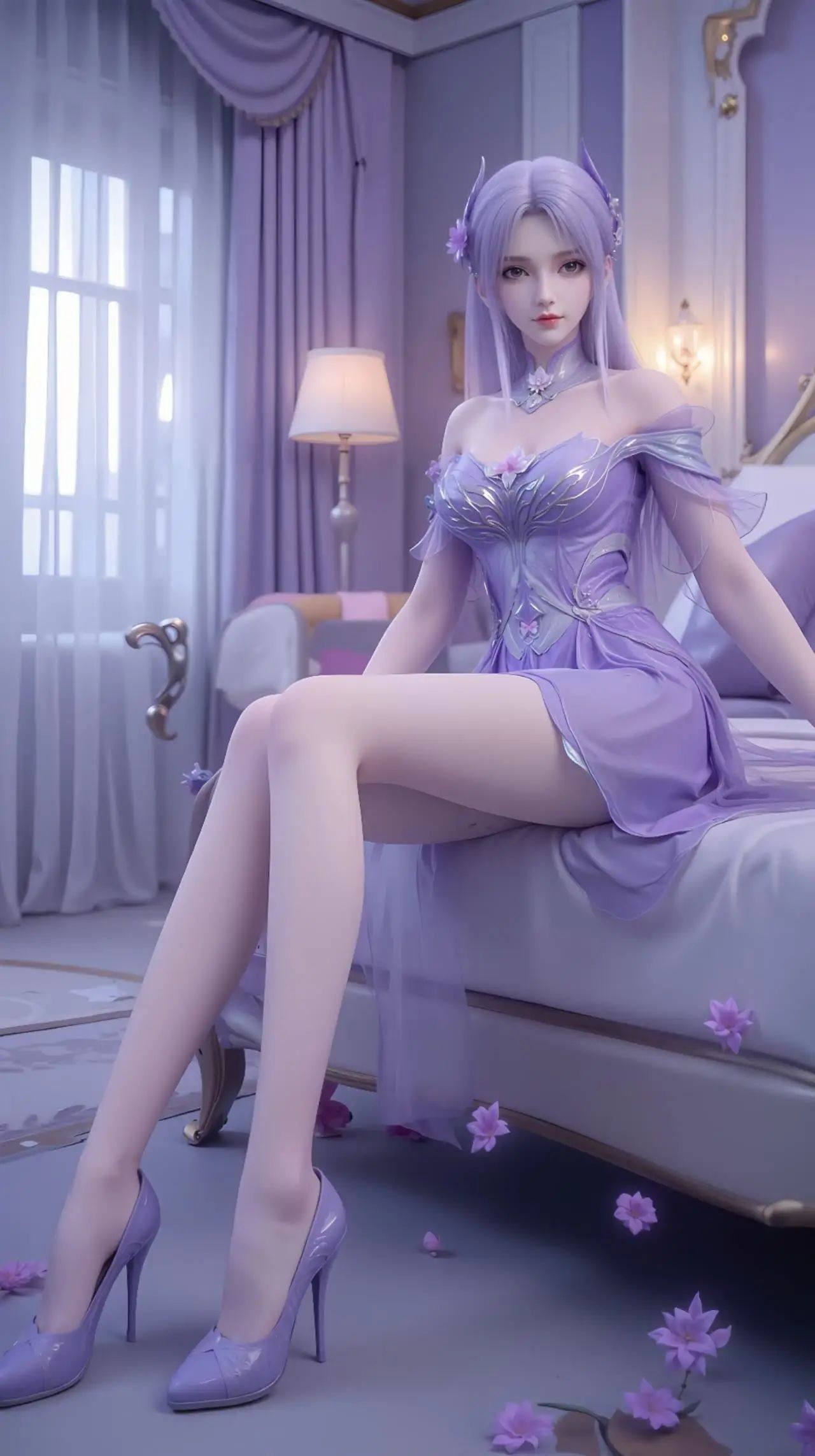 《斗破苍穹》小医仙高清图片 适配手机壁纸、屏保、锁屏 国漫小医仙角色形象图_60