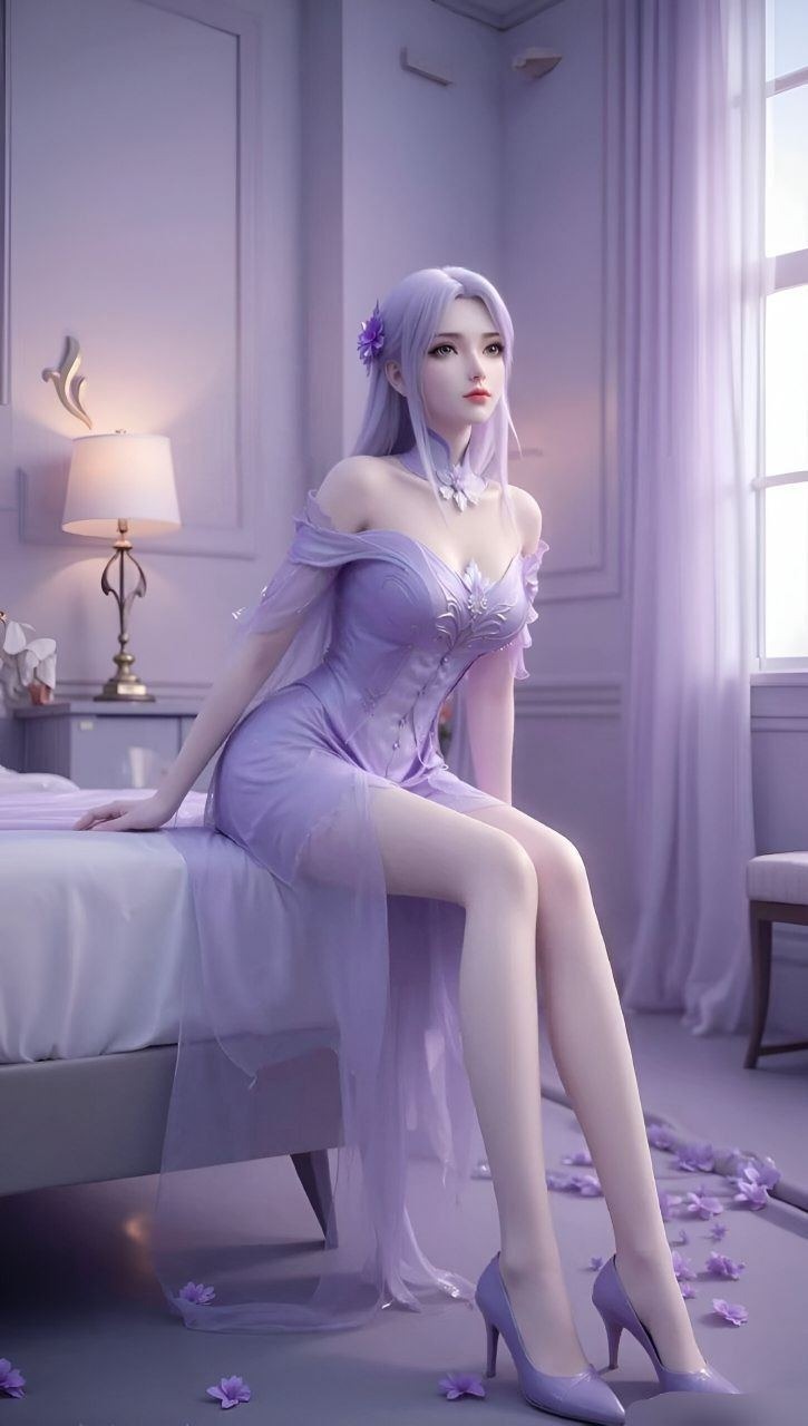 《斗破苍穹》小医仙高清图片 适配手机壁纸、屏保、锁屏 国漫小医仙角色形象图_57