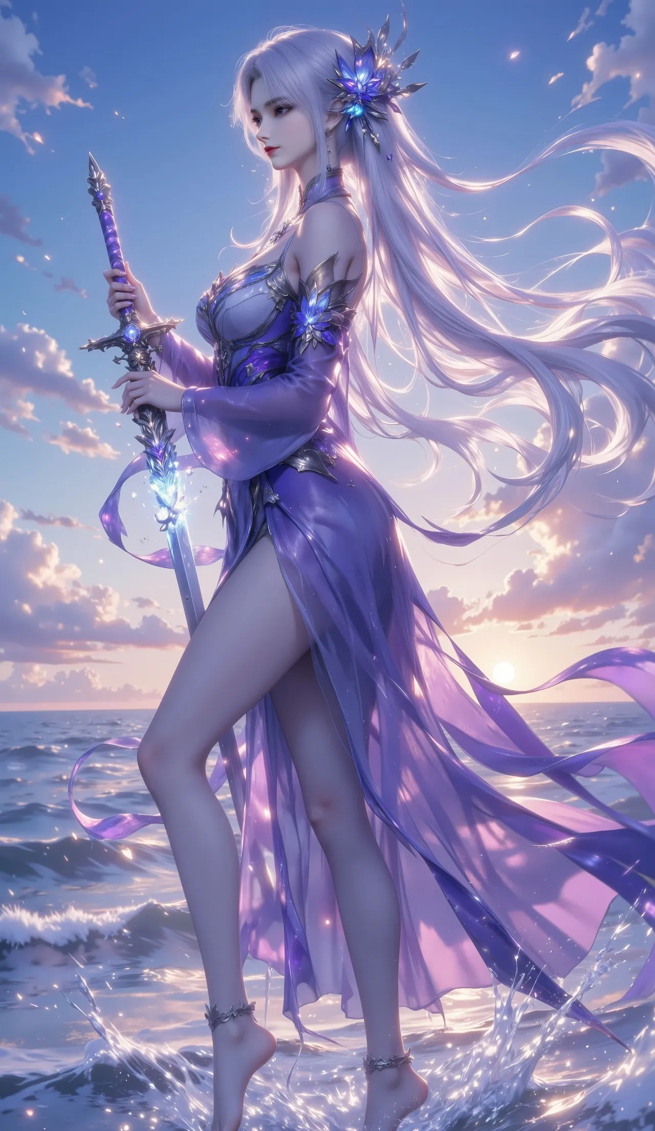 《斗破苍穹》小医仙高清图片 适配手机壁纸、屏保、锁屏 国漫小医仙角色形象图_53