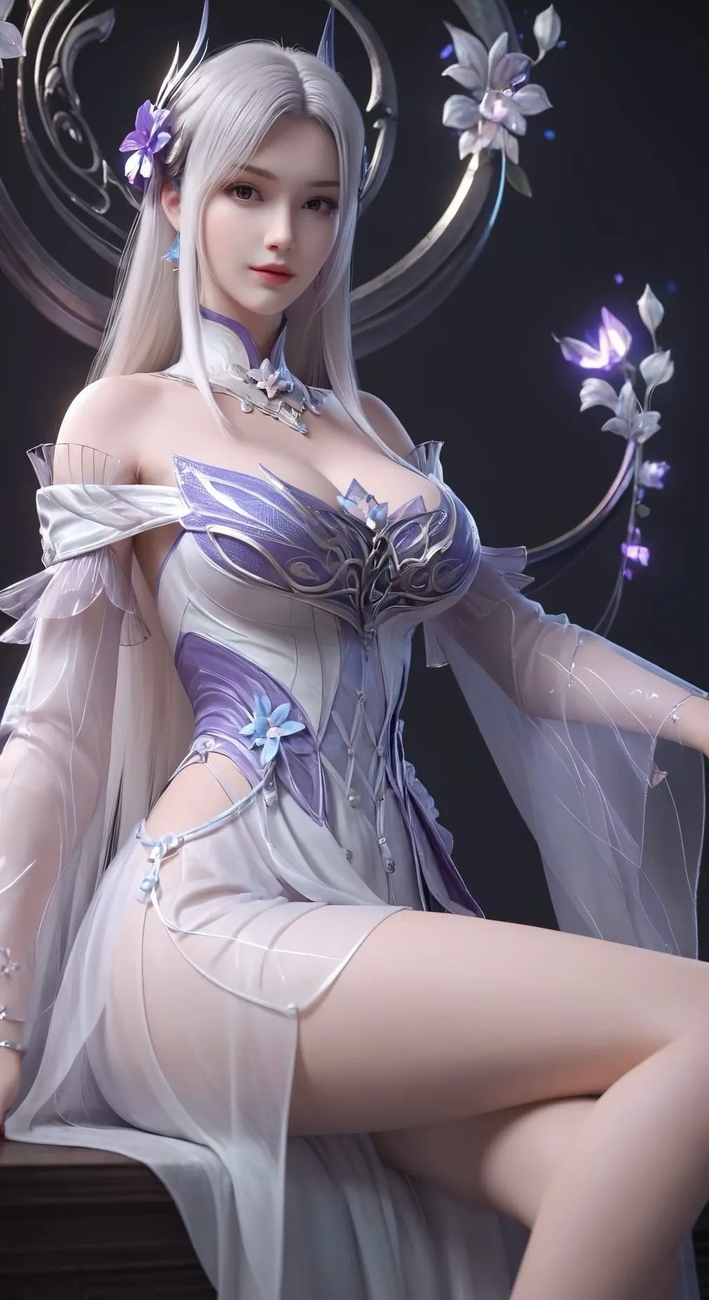 《斗破苍穹》小医仙高清图片 适配手机壁纸、屏保、锁屏 国漫小医仙角色形象图_49