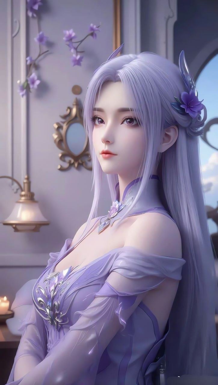 《斗破苍穹》小医仙高清图片 适配手机壁纸、屏保、锁屏 国漫小医仙角色形象图_46