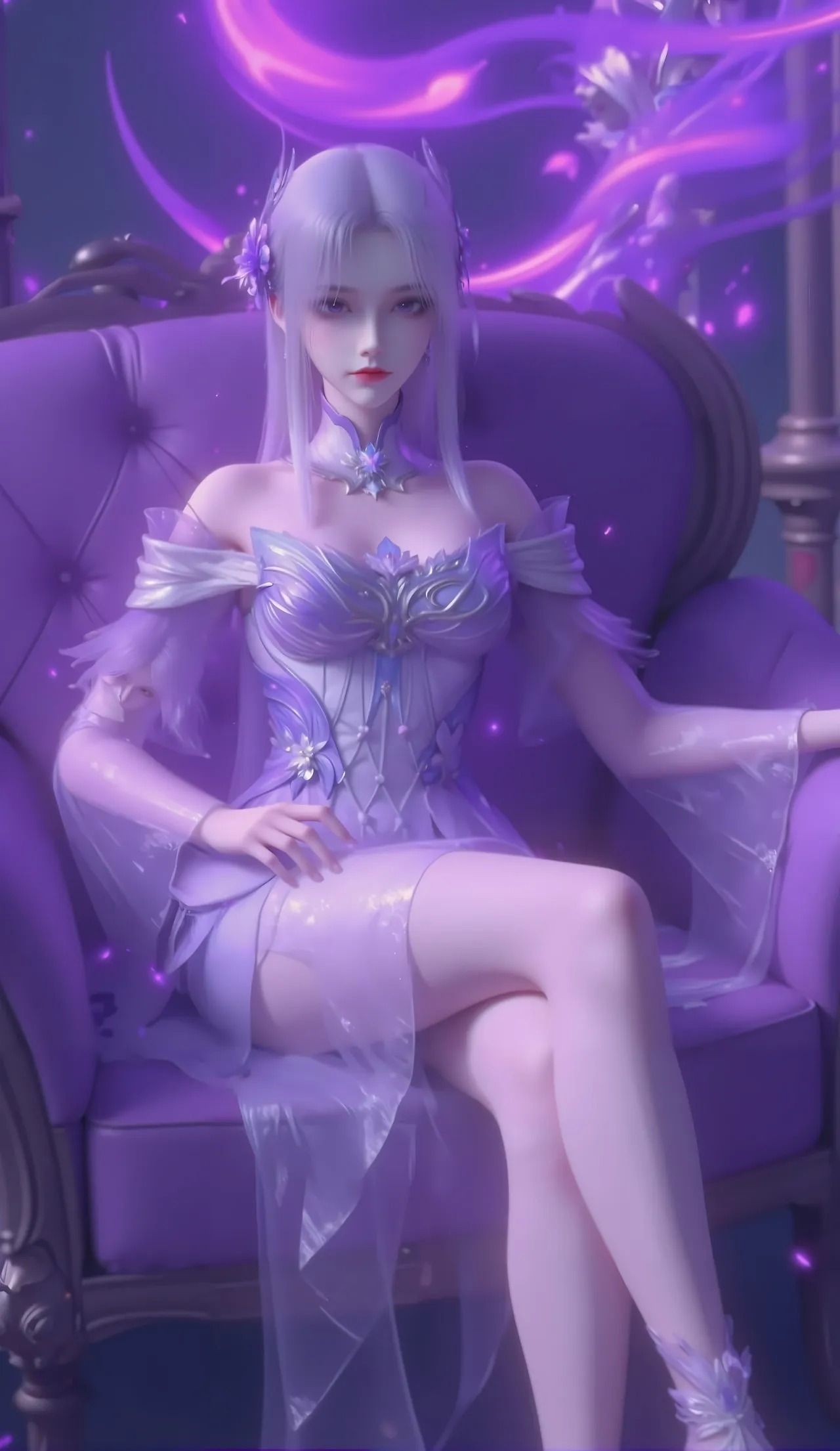 《斗破苍穹》小医仙高清图片 适配手机壁纸、屏保、锁屏 国漫小医仙角色形象图_44