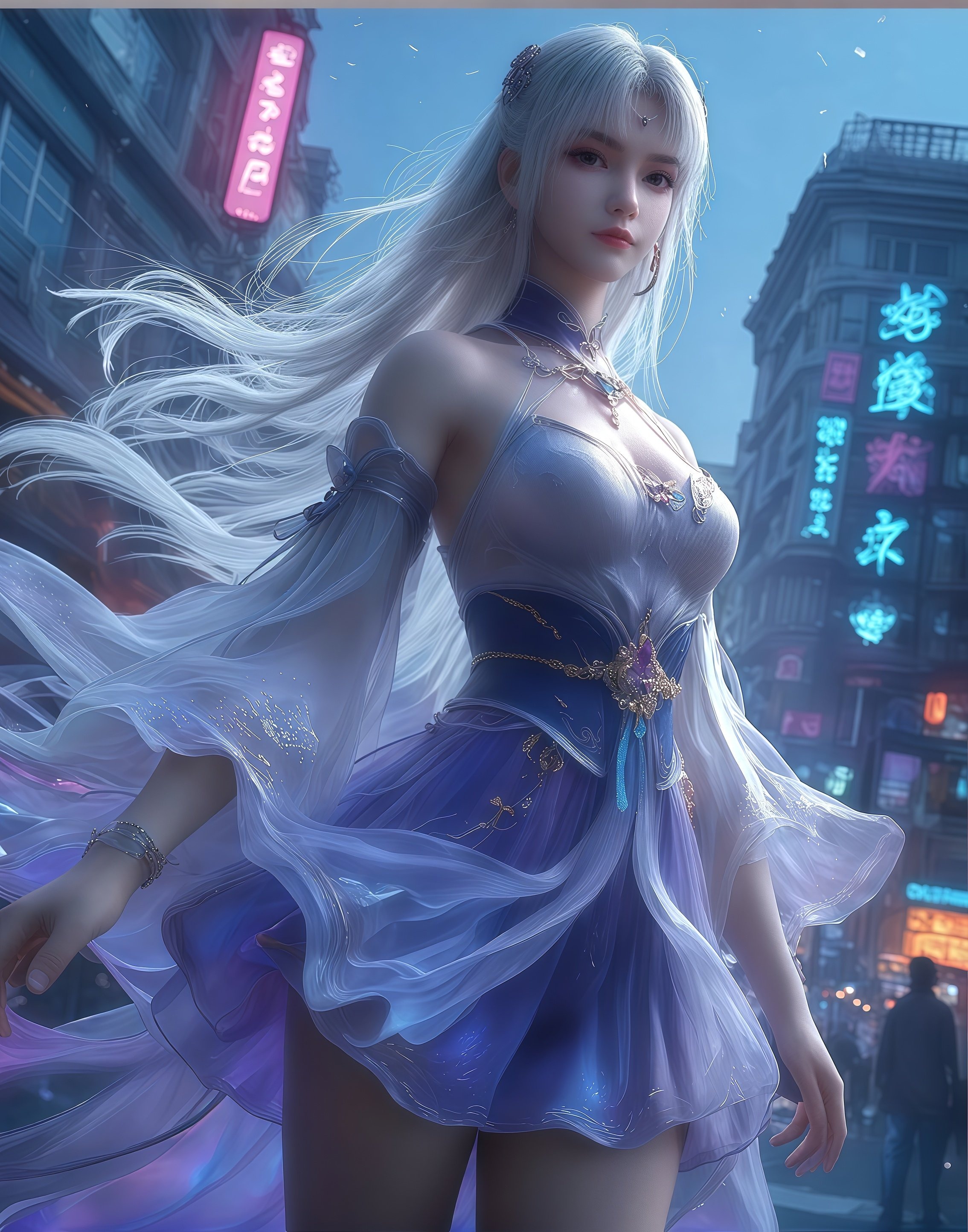 《斗破苍穹》小医仙高清图片 适配手机壁纸、屏保、锁屏 国漫小医仙角色形象图_42