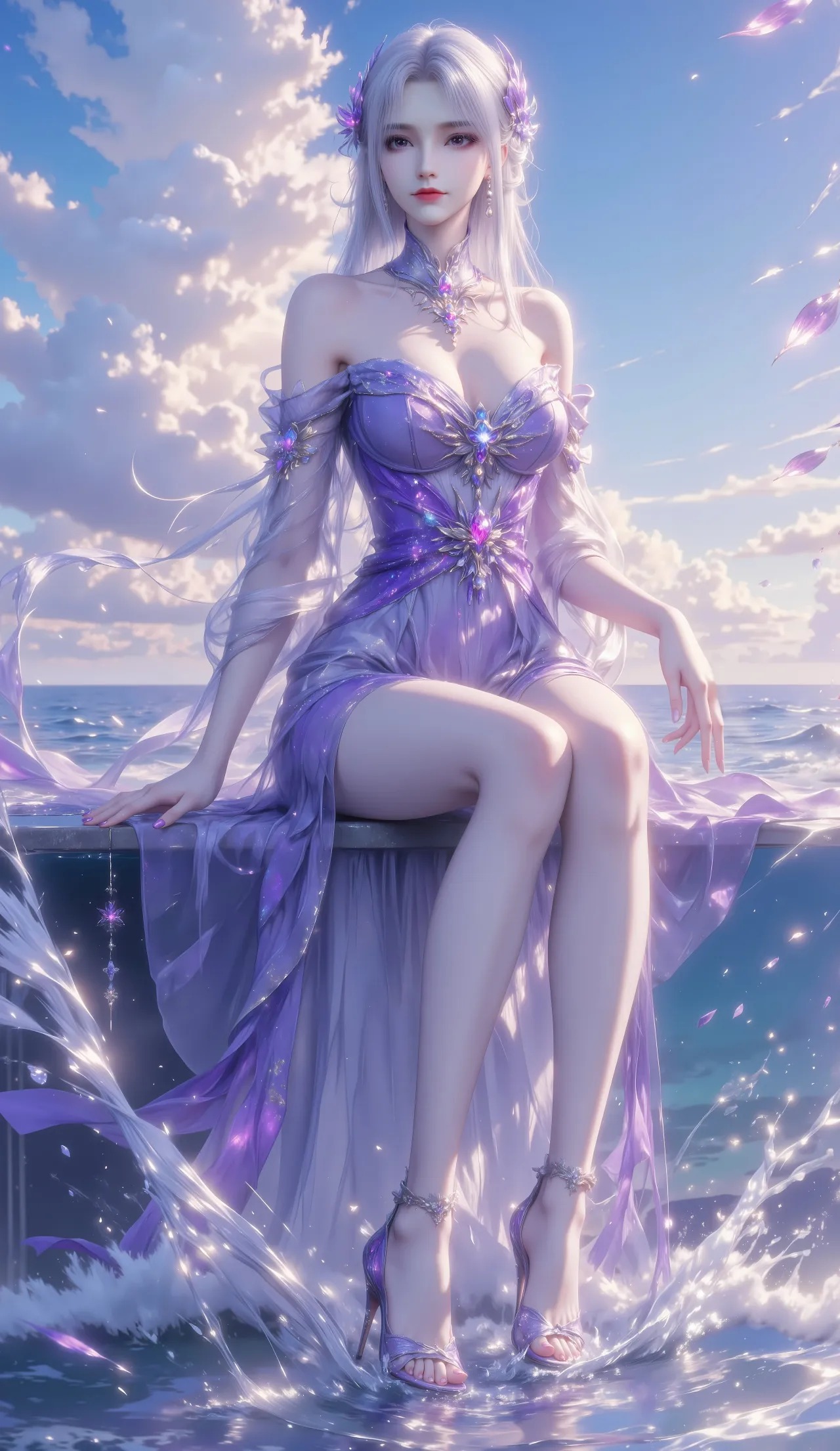 《斗破苍穹》小医仙高清图片 适配手机壁纸、屏保、锁屏 国漫小医仙角色形象图_39