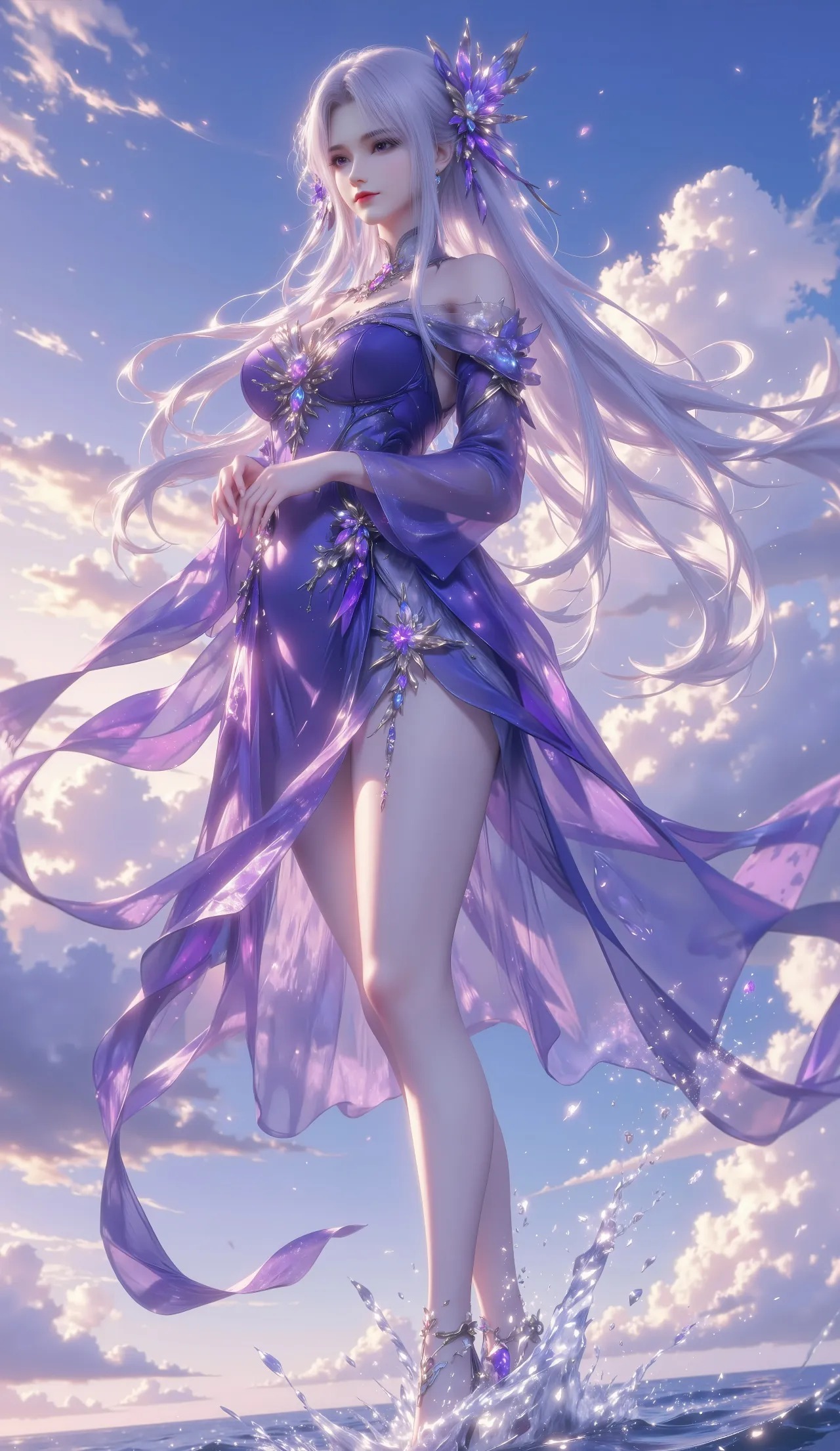 《斗破苍穹》小医仙高清图片 适配手机壁纸、屏保、锁屏 国漫小医仙角色形象图_38