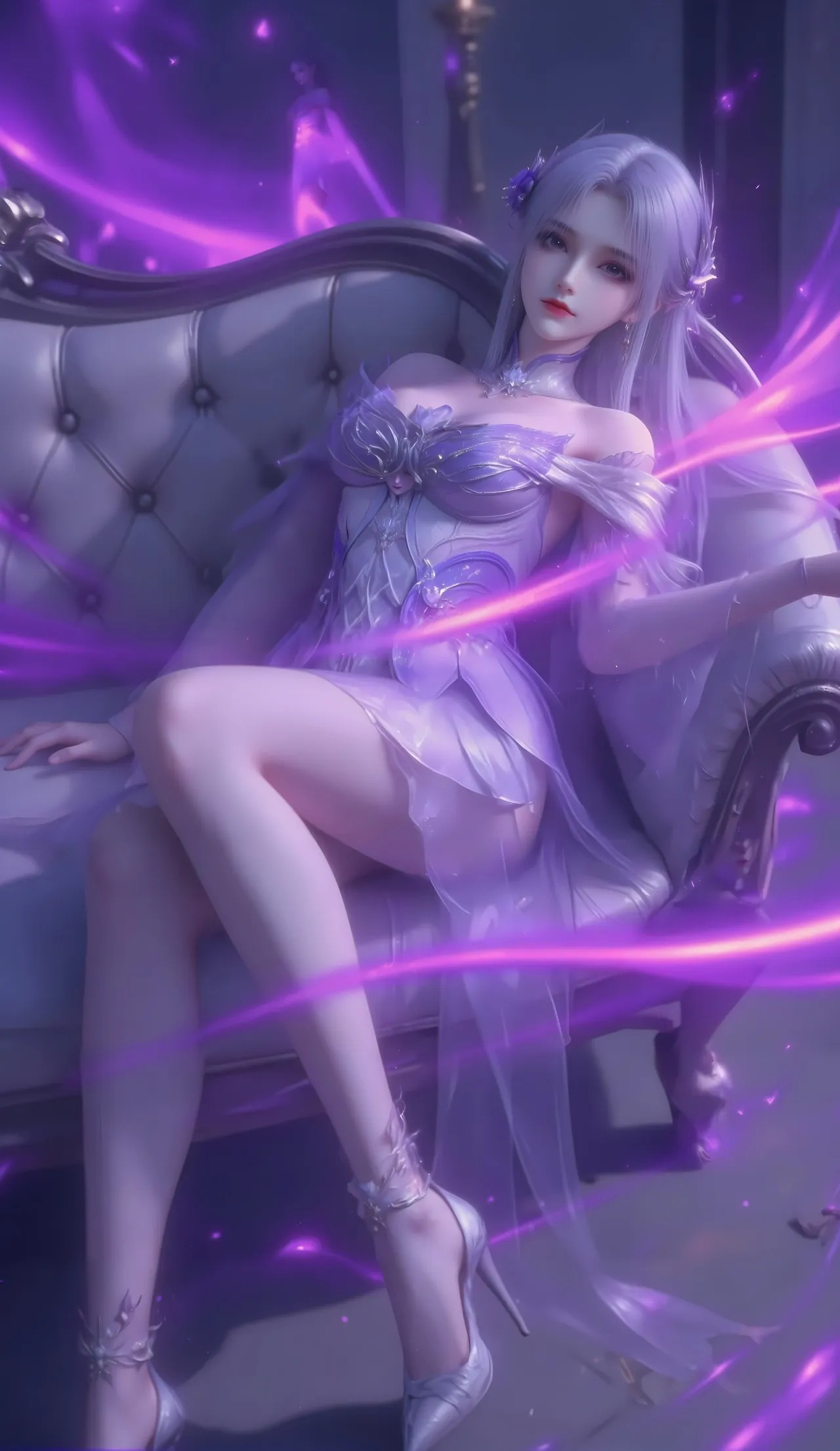 《斗破苍穹》小医仙高清图片 适配手机壁纸、屏保、锁屏 国漫小医仙角色形象图_37