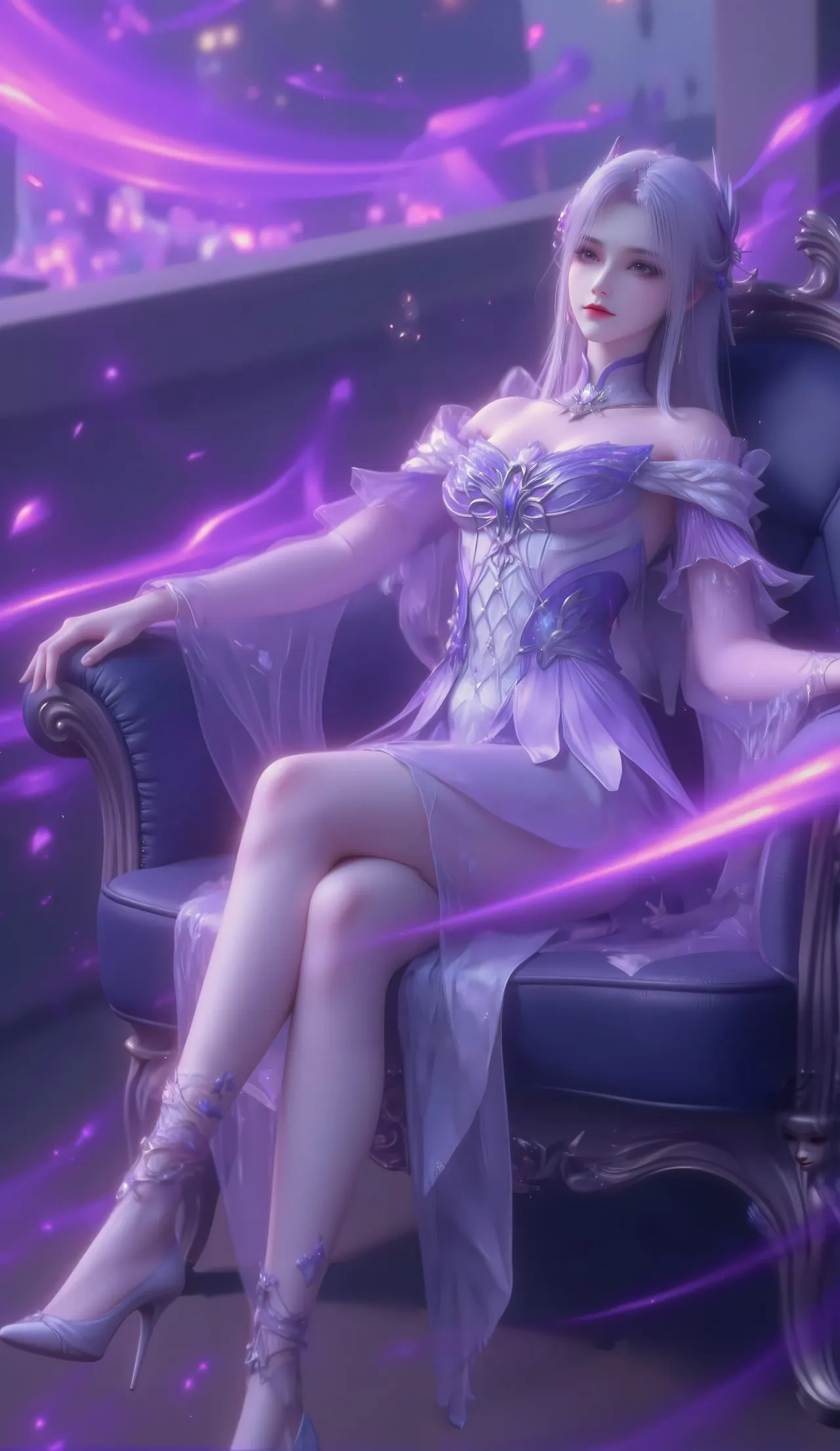 《斗破苍穹》小医仙高清图片 适配手机壁纸、屏保、锁屏 国漫小医仙角色形象图_36