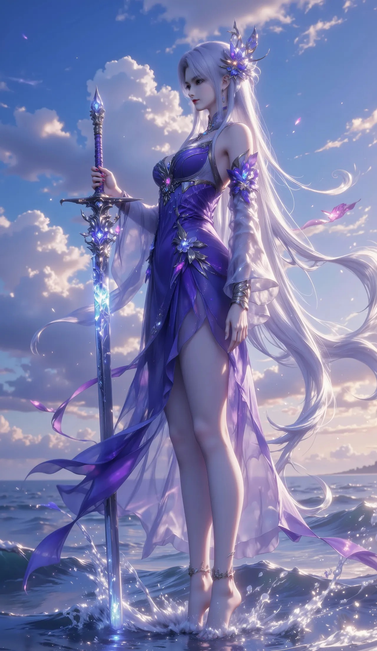 《斗破苍穹》小医仙高清图片 适配手机壁纸、屏保、锁屏 国漫小医仙角色形象图_35