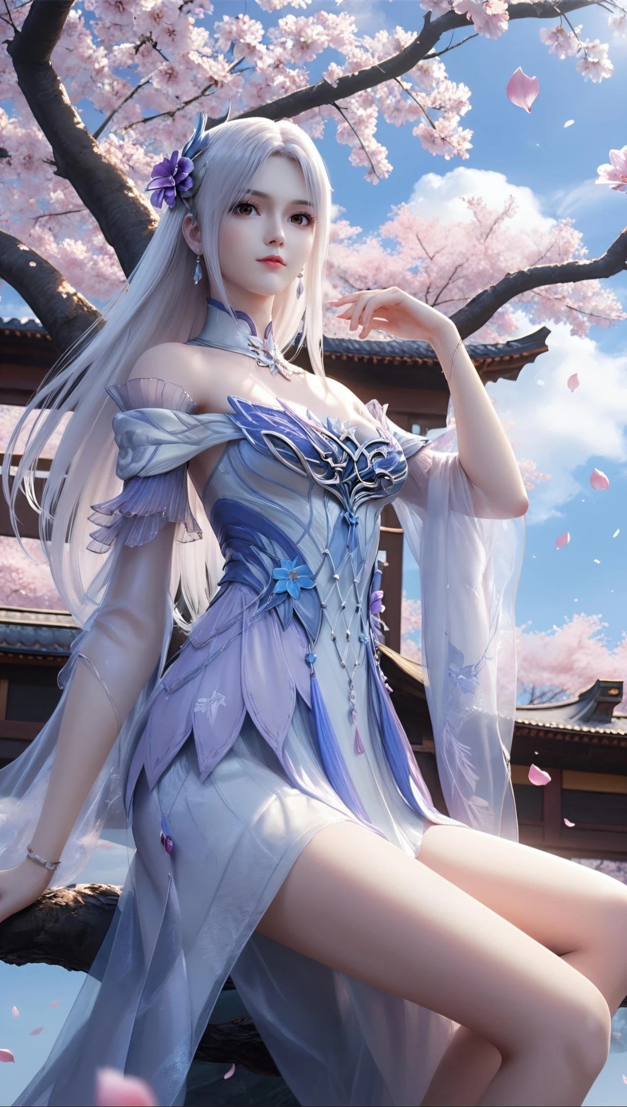 《斗破苍穹》小医仙高清图片 适配手机壁纸、屏保、锁屏 国漫小医仙角色形象图_33