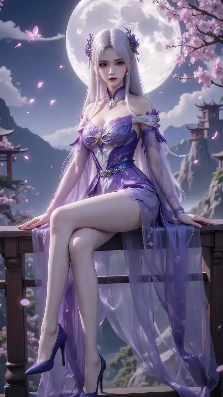 《斗破苍穹》小医仙高清图片 适配手机壁纸、屏保、锁屏 国漫小医仙角色形象图_32