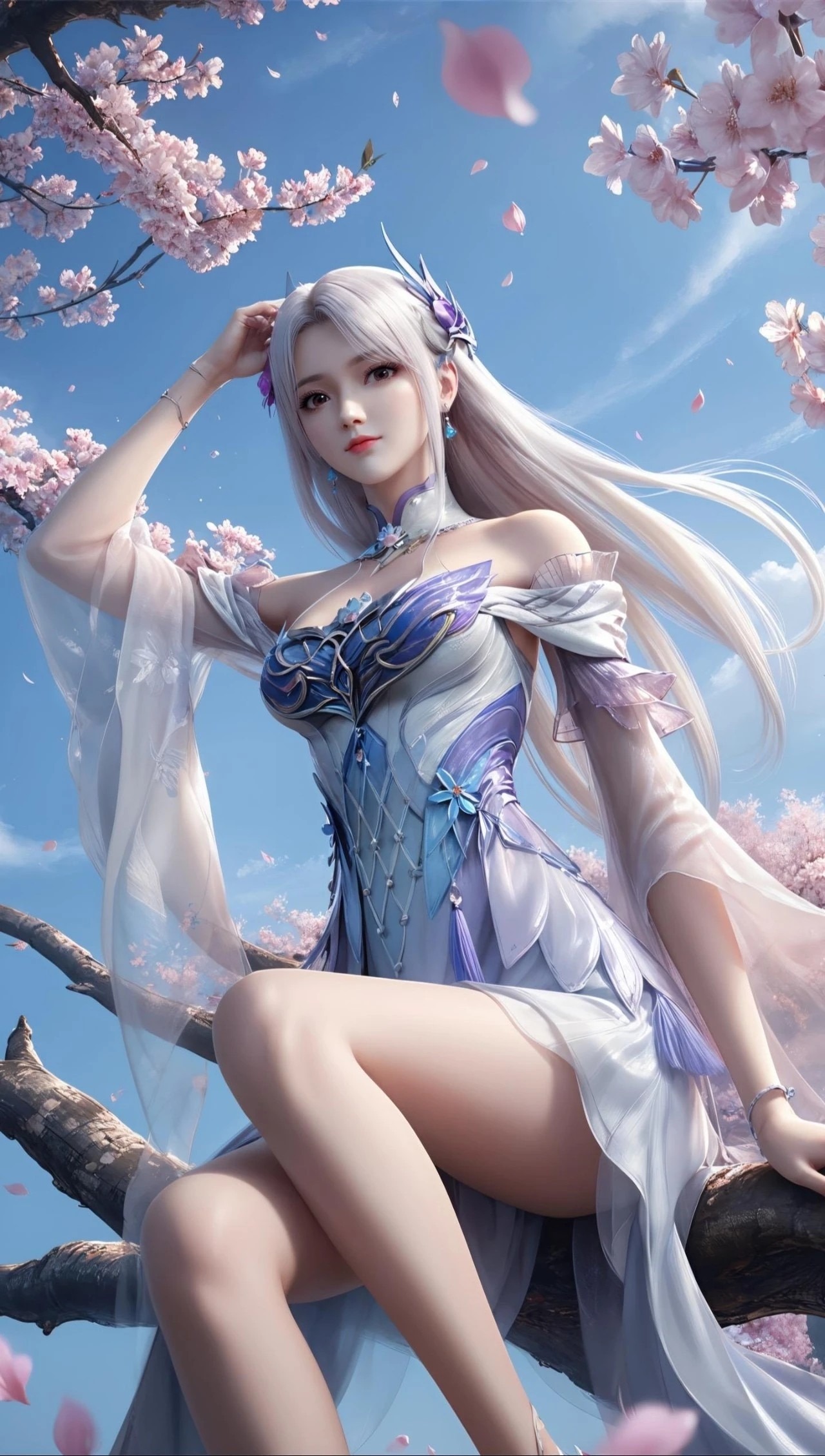 《斗破苍穹》小医仙高清图片 适配手机壁纸、屏保、锁屏 国漫小医仙角色形象图_29