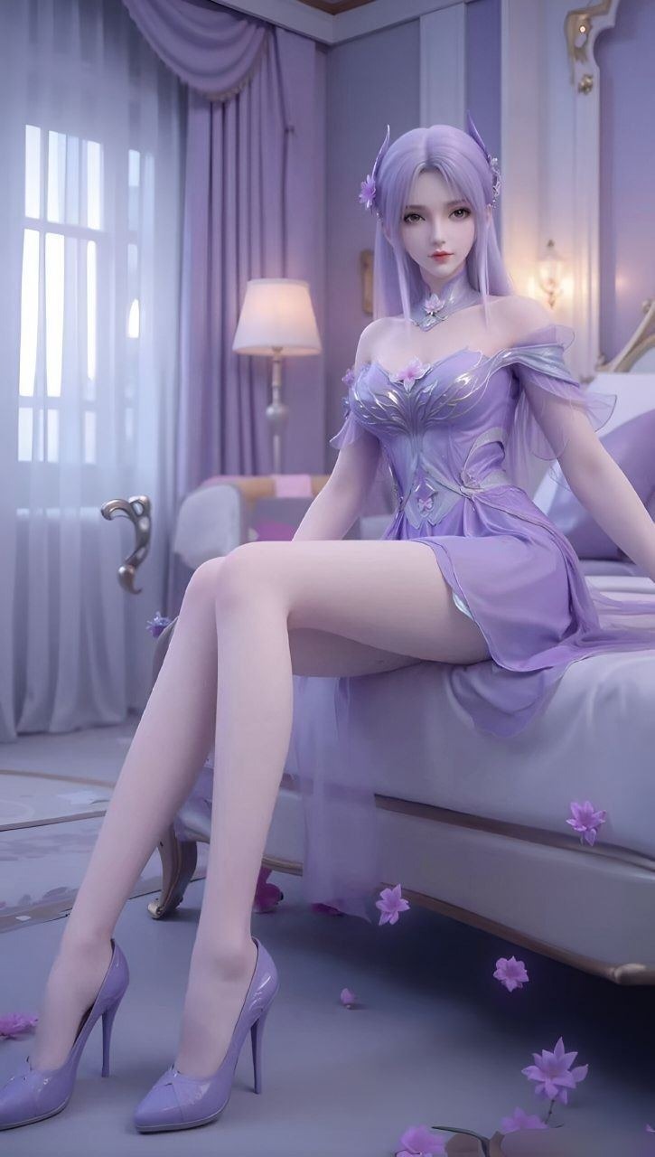 《斗破苍穹》小医仙高清图片 适配手机壁纸、屏保、锁屏 国漫小医仙角色形象图_25