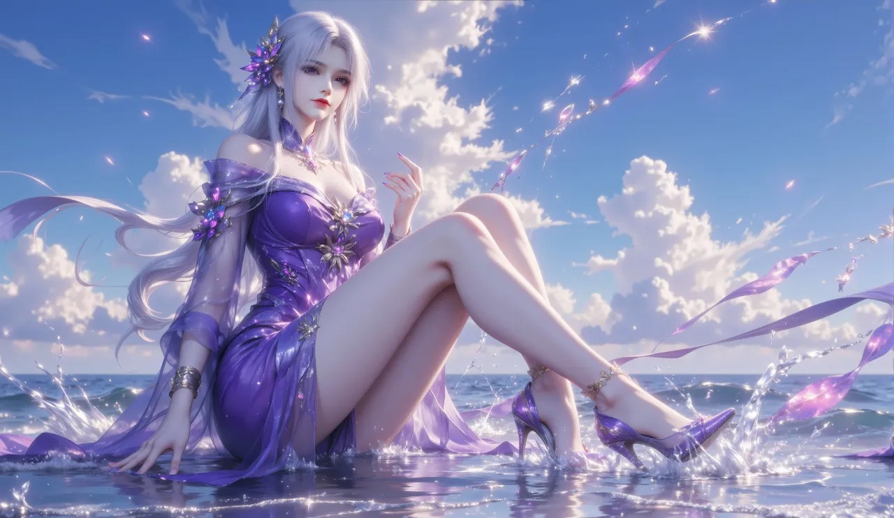 《斗破苍穹》小医仙高清图片 适配手机壁纸、屏保、锁屏 国漫小医仙角色形象图_24