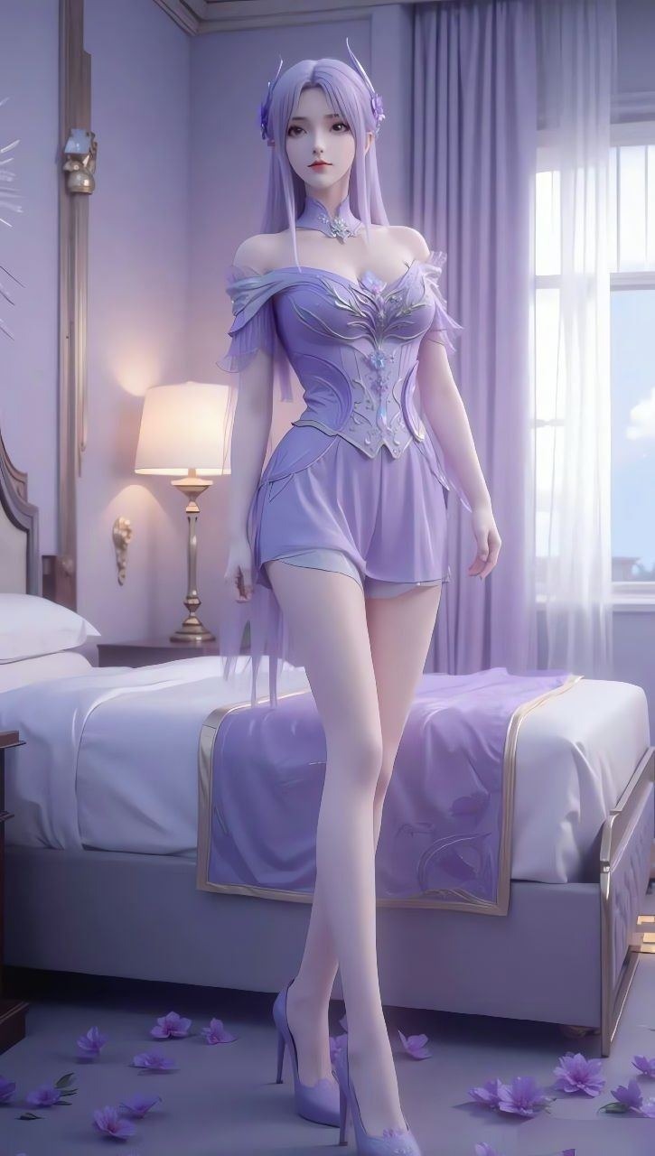 《斗破苍穹》小医仙高清图片 适配手机壁纸、屏保、锁屏 国漫小医仙角色形象图_23