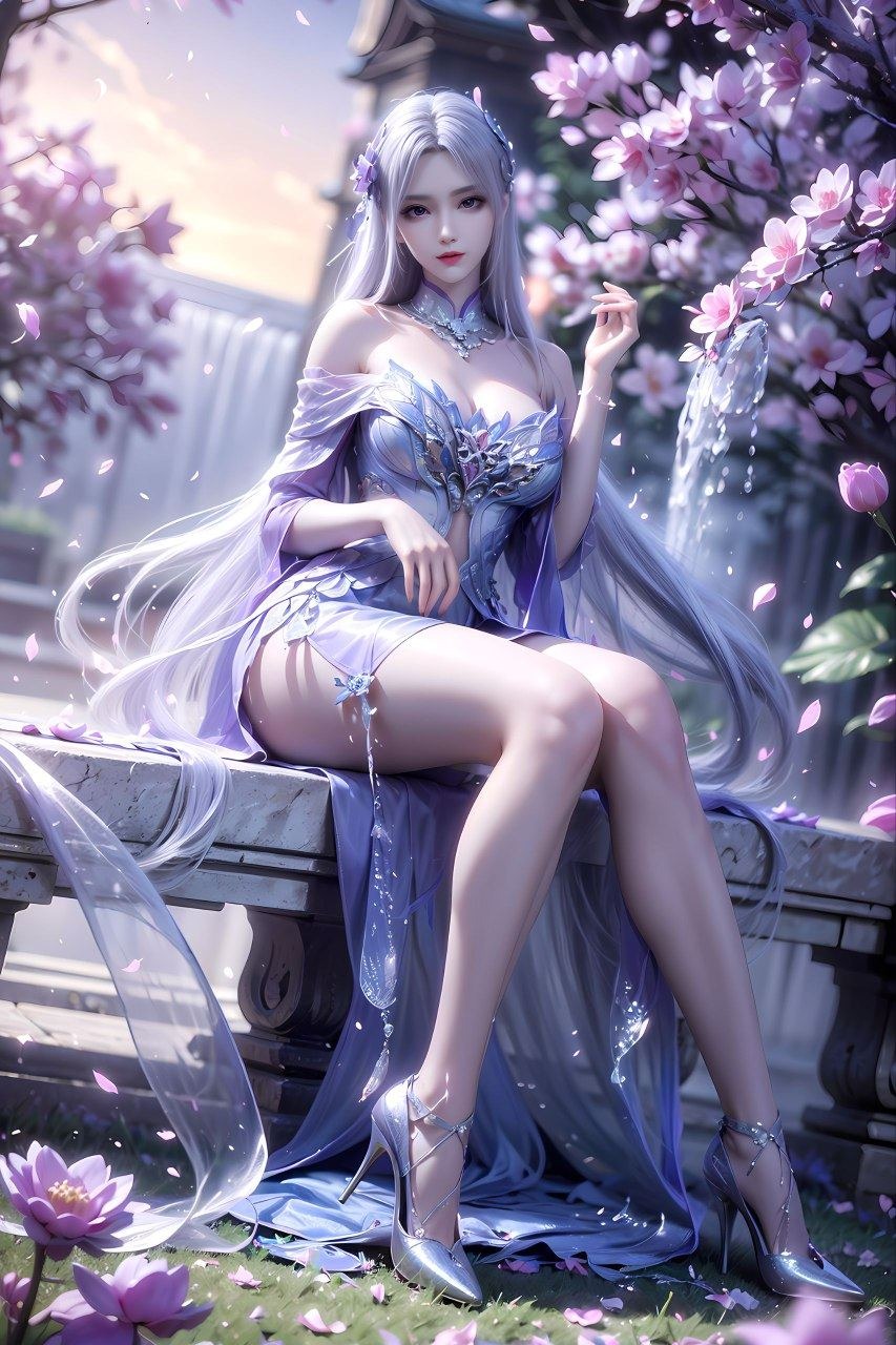 《斗破苍穹》小医仙高清图片 适配手机壁纸、屏保、锁屏 国漫小医仙角色形象图_22