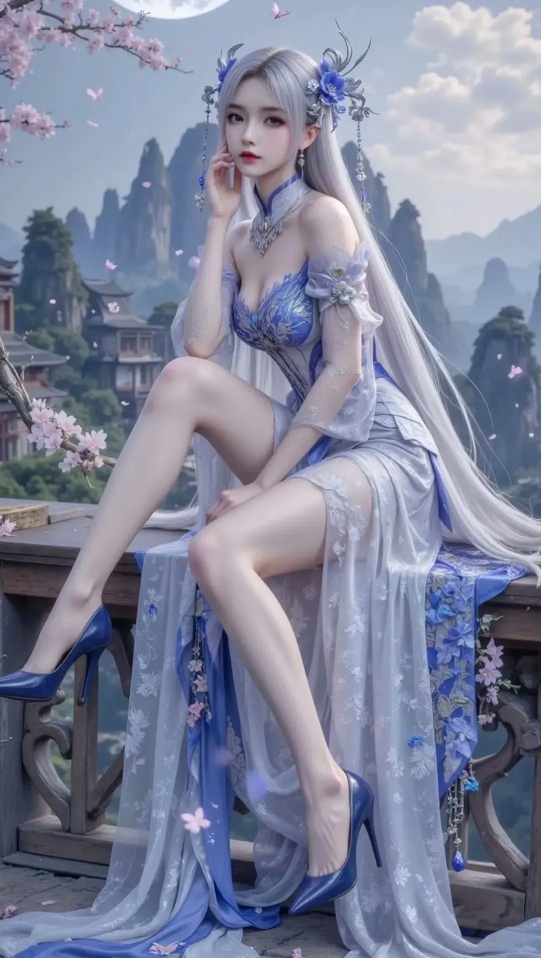 《斗破苍穹》小医仙高清图片 适配手机壁纸、屏保、锁屏 国漫小医仙角色形象图_21